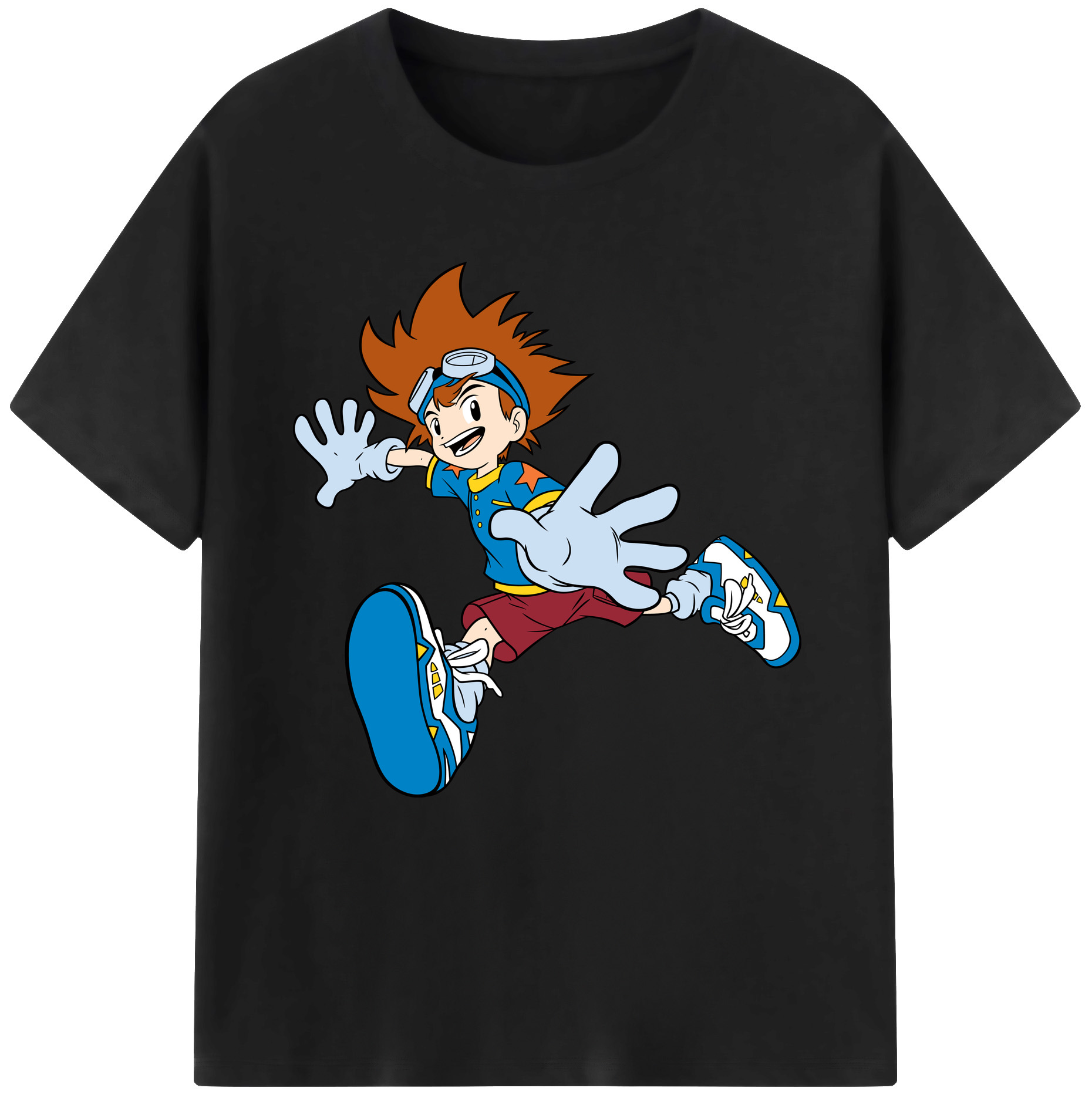 （画像用） Digimon デジタルモンスター/デジモン 綿100％半袖Tシャツ（フロントプリント）