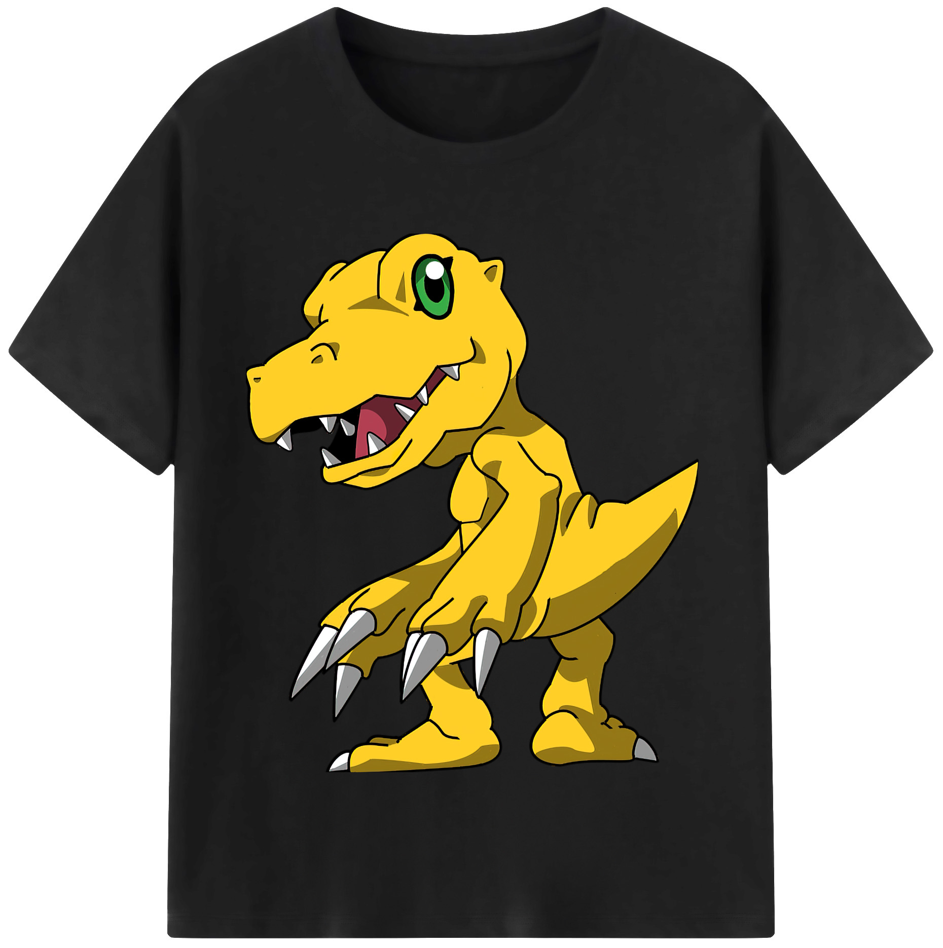 （画像用） Digimon デジタルモンスター/デジモン 綿100％半袖Tシャツ（フロントプリント）