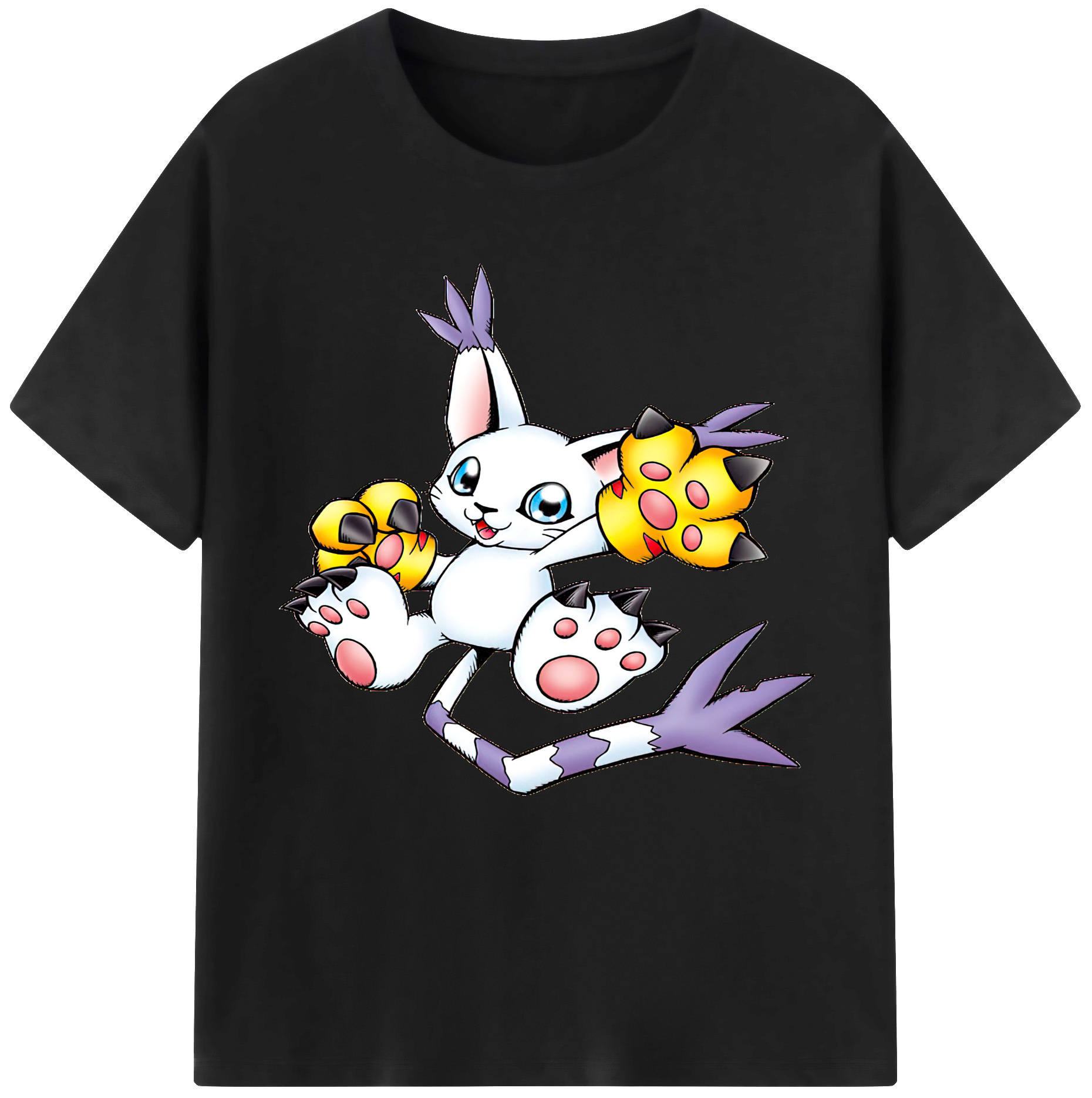 （画像用） Digimon デジタルモンスター/デジモン 綿100％半袖Tシャツ（フロントプリント）