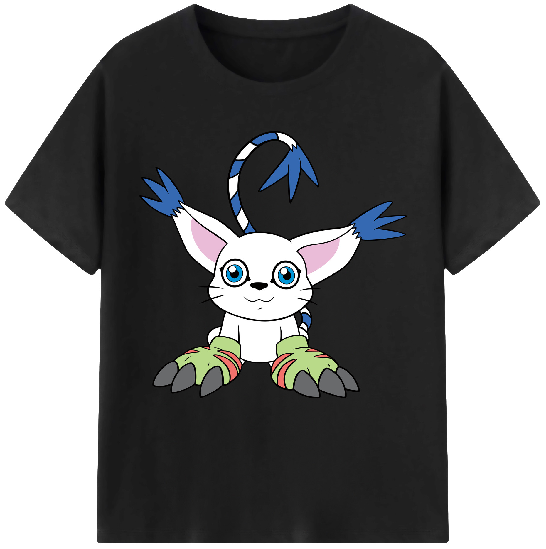 （画像用） Digimon デジタルモンスター/デジモン 綿100％半袖Tシャツ（フロントプリント）