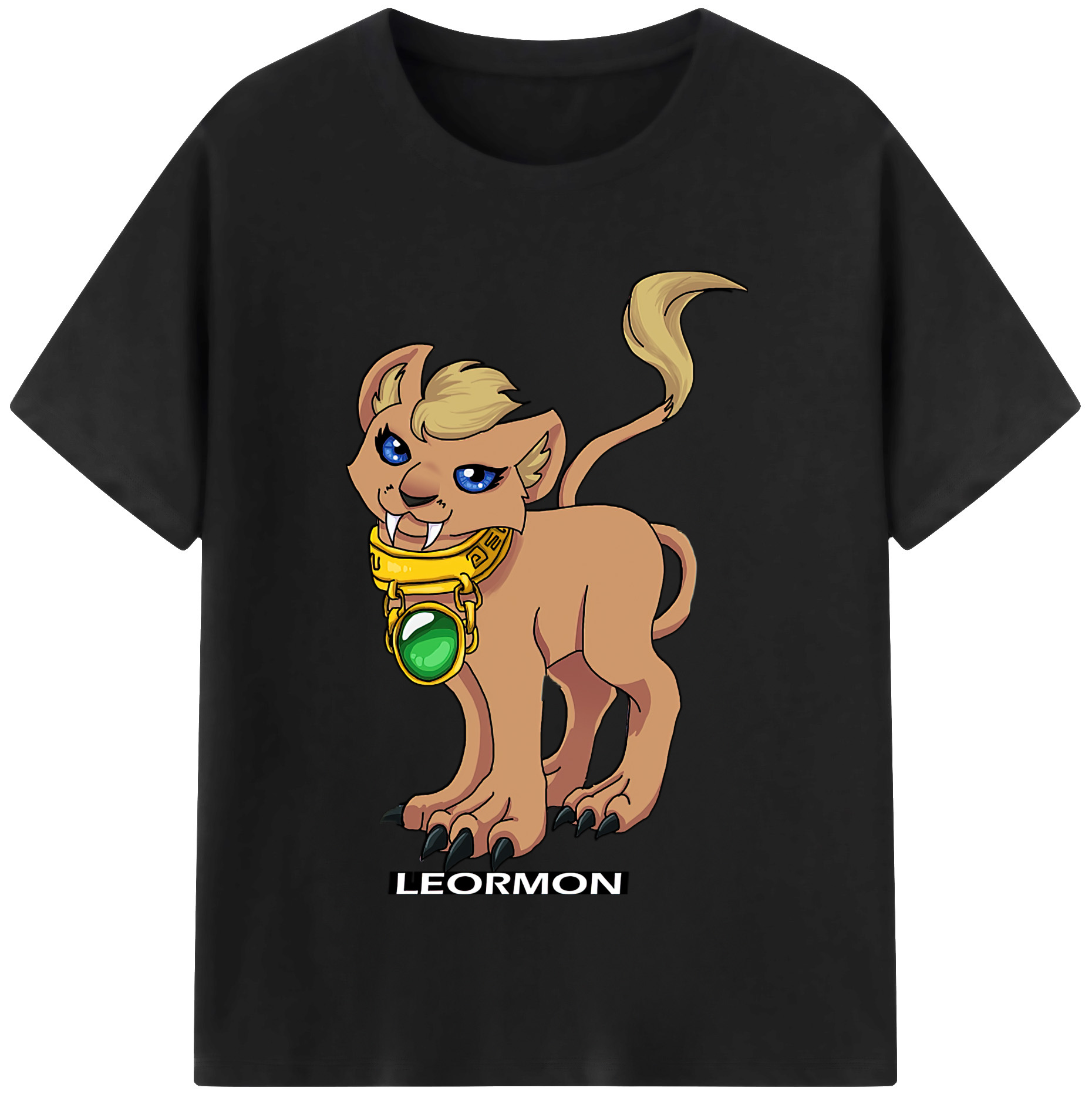 （画像用） Digimon デジタルモンスター/デジモン 綿100％半袖Tシャツ（フロントプリント）