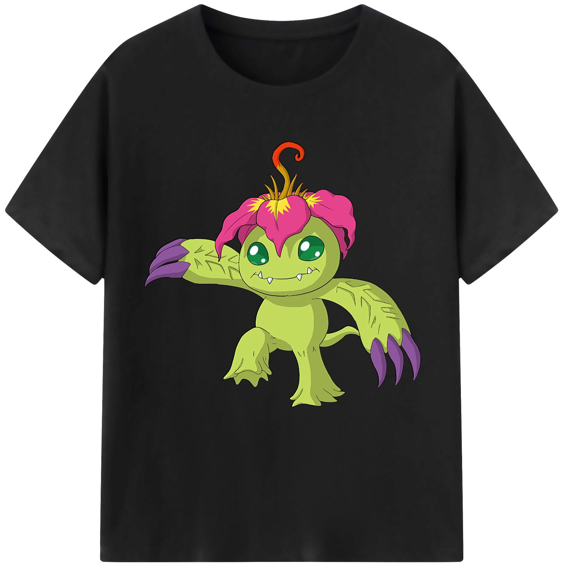 （画像用） Digimon デジタルモンスター/デジモン 綿100％半袖Tシャツ（フロントプリント）
