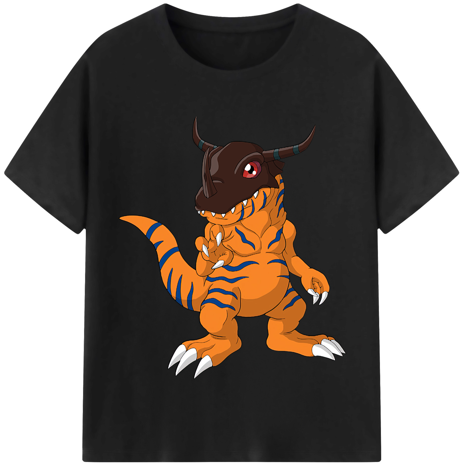 （画像用） Digimon デジタルモンスター/デジモン 綿100％半袖Tシャツ（フロントプリント）