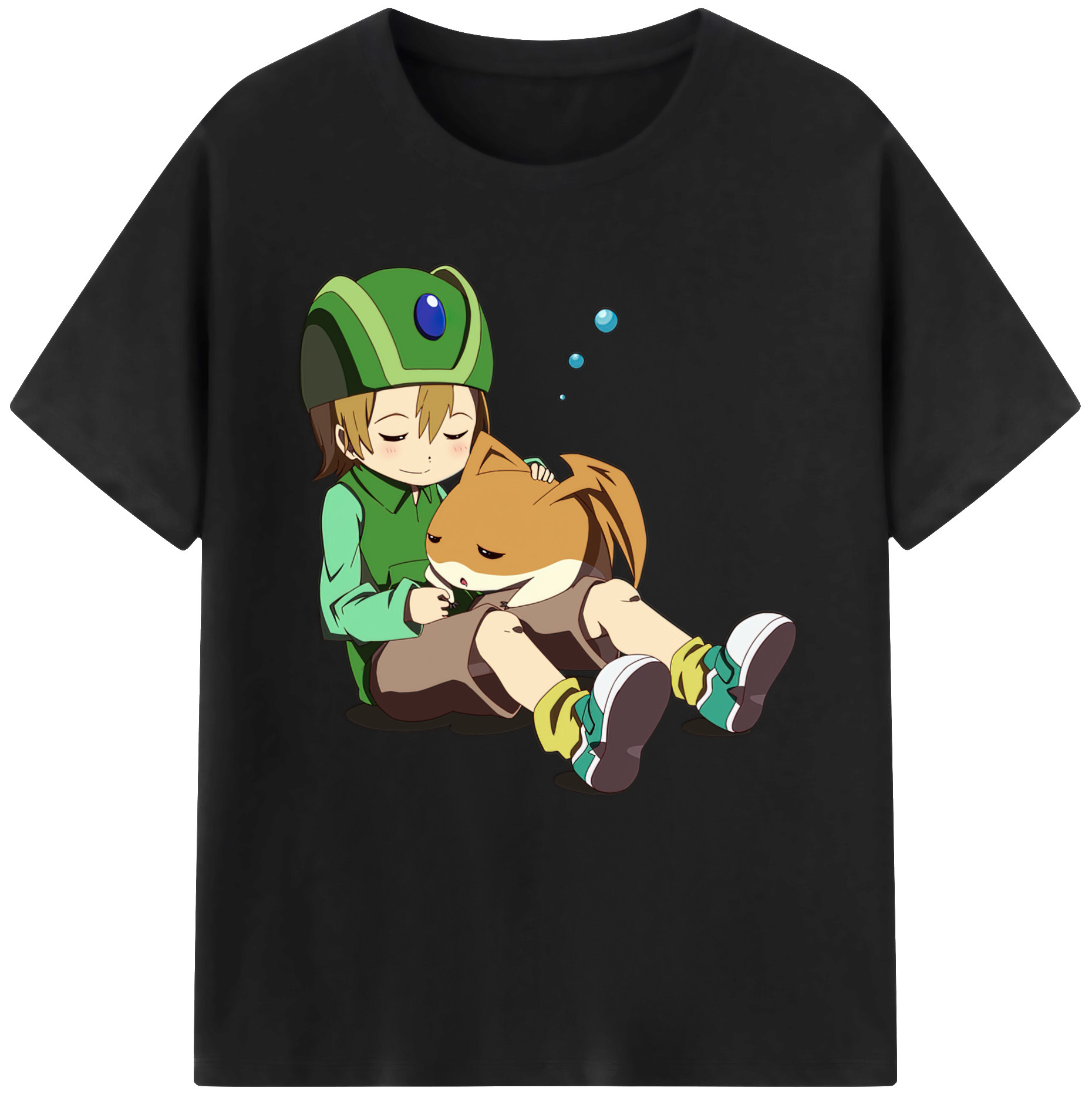 （画像用） Digimon デジタルモンスター/デジモン 綿100％半袖Tシャツ（フロントプリント）