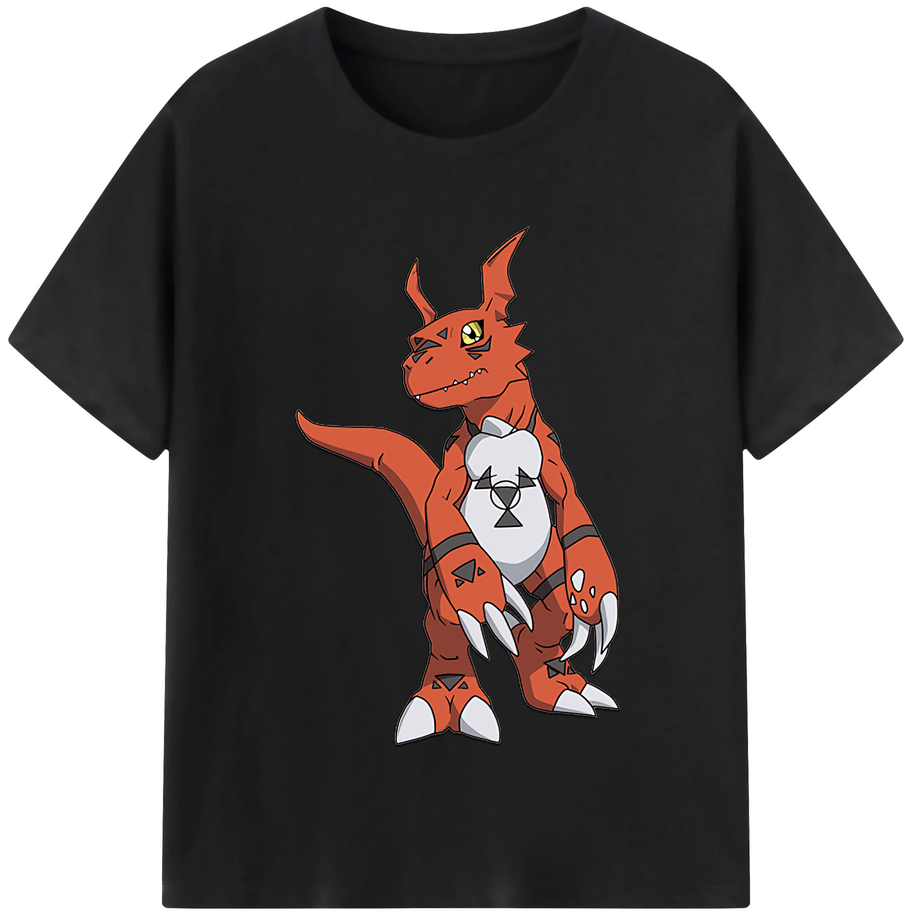 （画像用） Digimon デジタルモンスター/デジモン 綿100％半袖Tシャツ（フロントプリント）