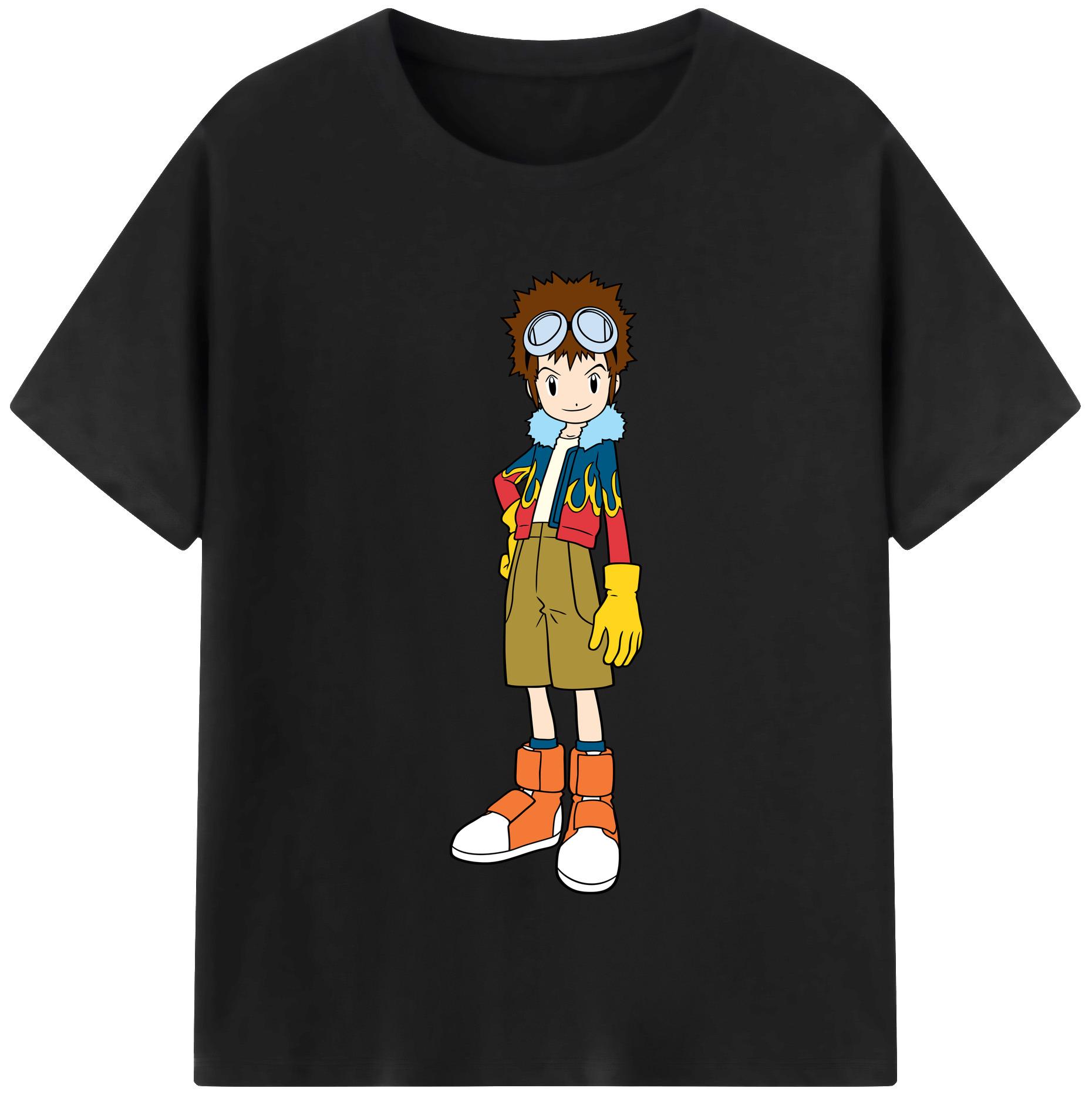 （画像用） Digimon デジタルモンスター/デジモン 綿100％半袖Tシャツ（フロントプリント）