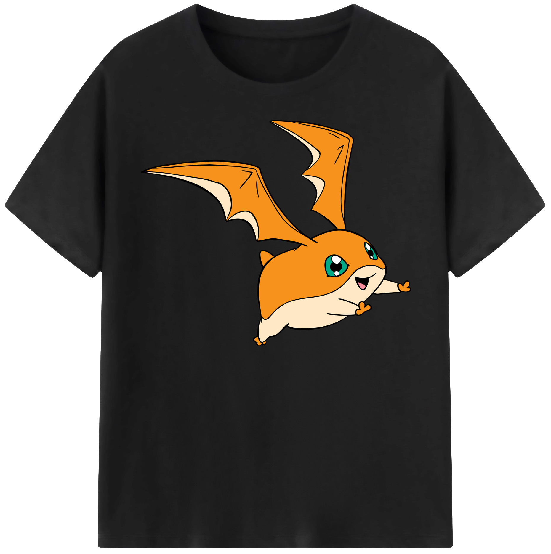 （画像用） Digimon デジタルモンスター/デジモン 綿100％半袖Tシャツ（フロントプリント）