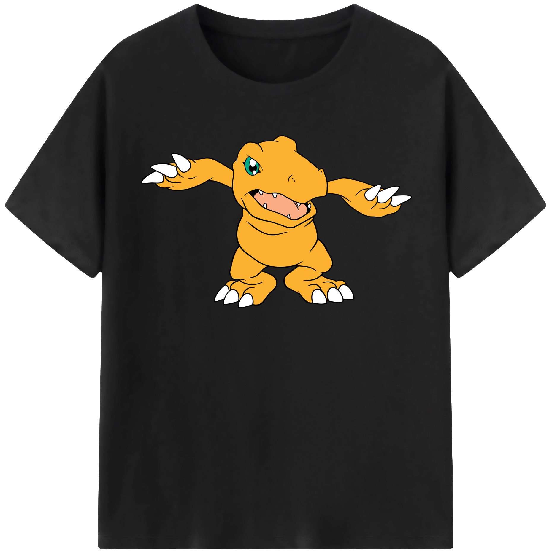 （画像用） Digimon デジタルモンスター/デジモン 綿100％半袖Tシャツ（フロントプリント）