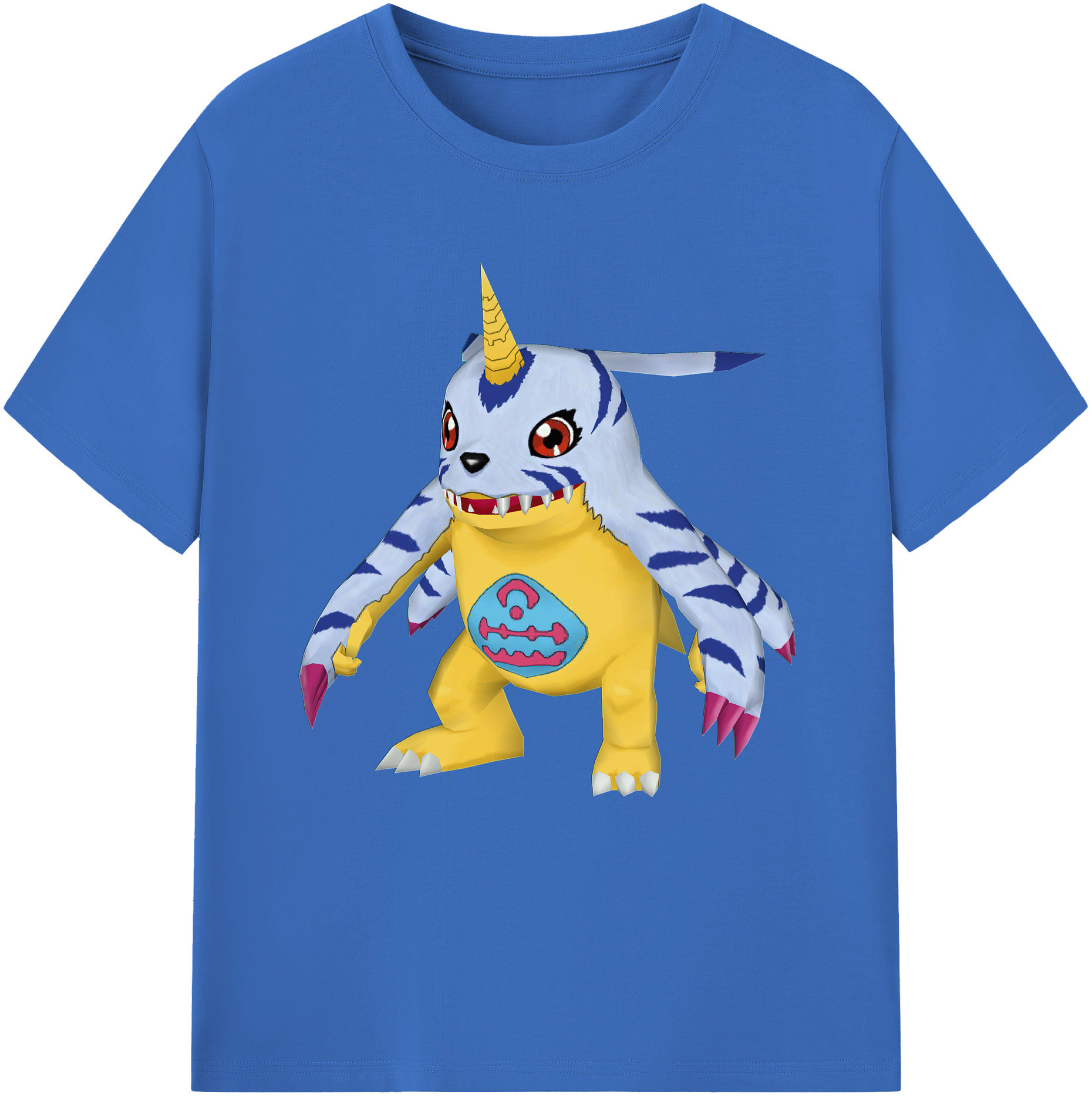 （画像用） Digimon デジタルモンスター/デジモン 綿100％半袖Tシャツ（フロントプリント）
