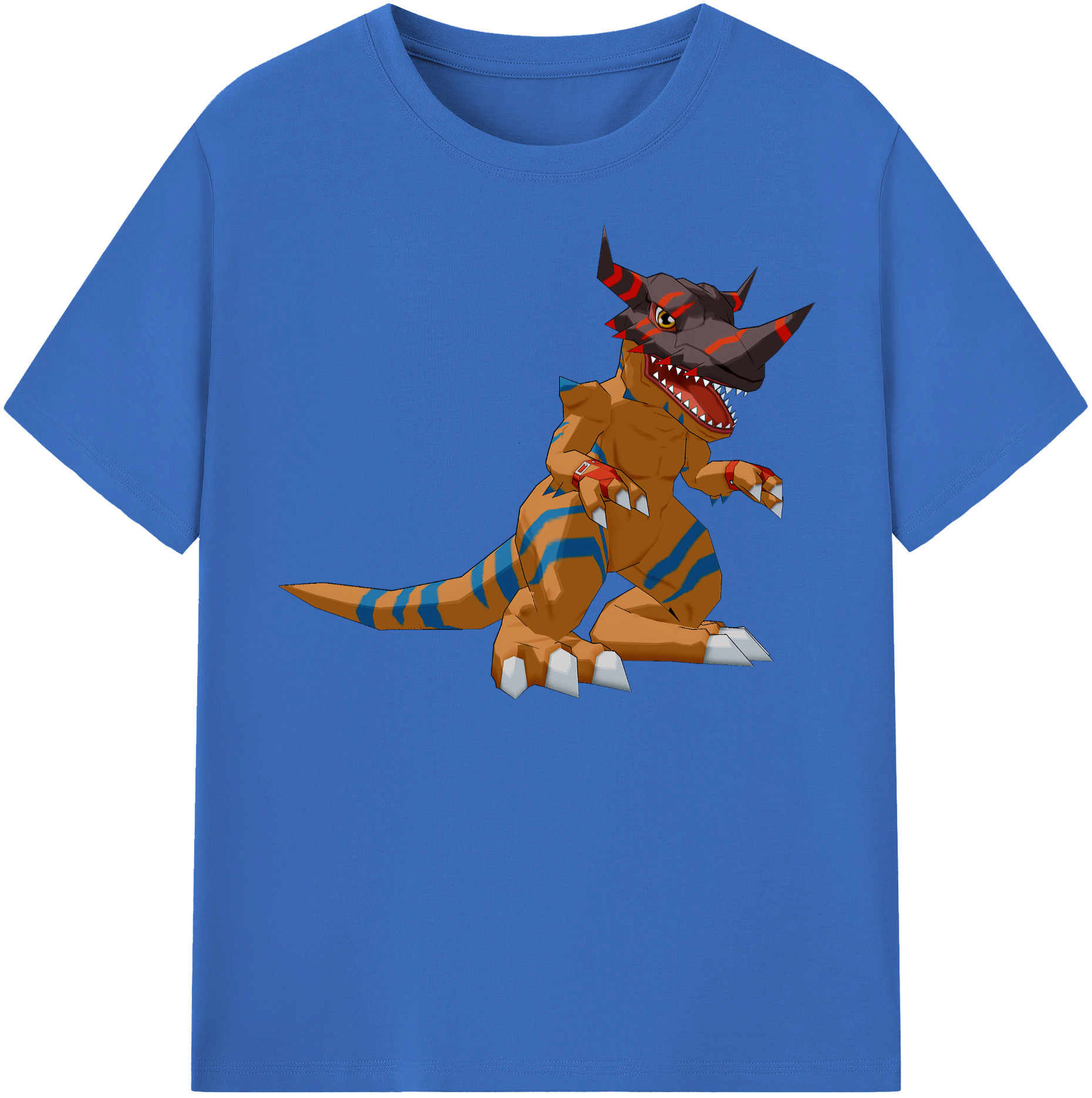 （画像用） Digimon デジタルモンスター/デジモン 綿100％半袖Tシャツ（フロントプリント）