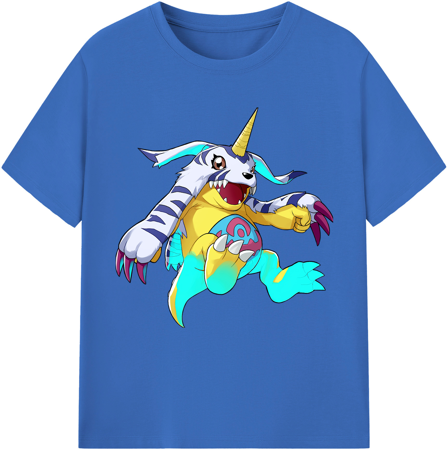 （画像用） Digimon デジタルモンスター/デジモン 綿100％半袖Tシャツ（フロントプリント）