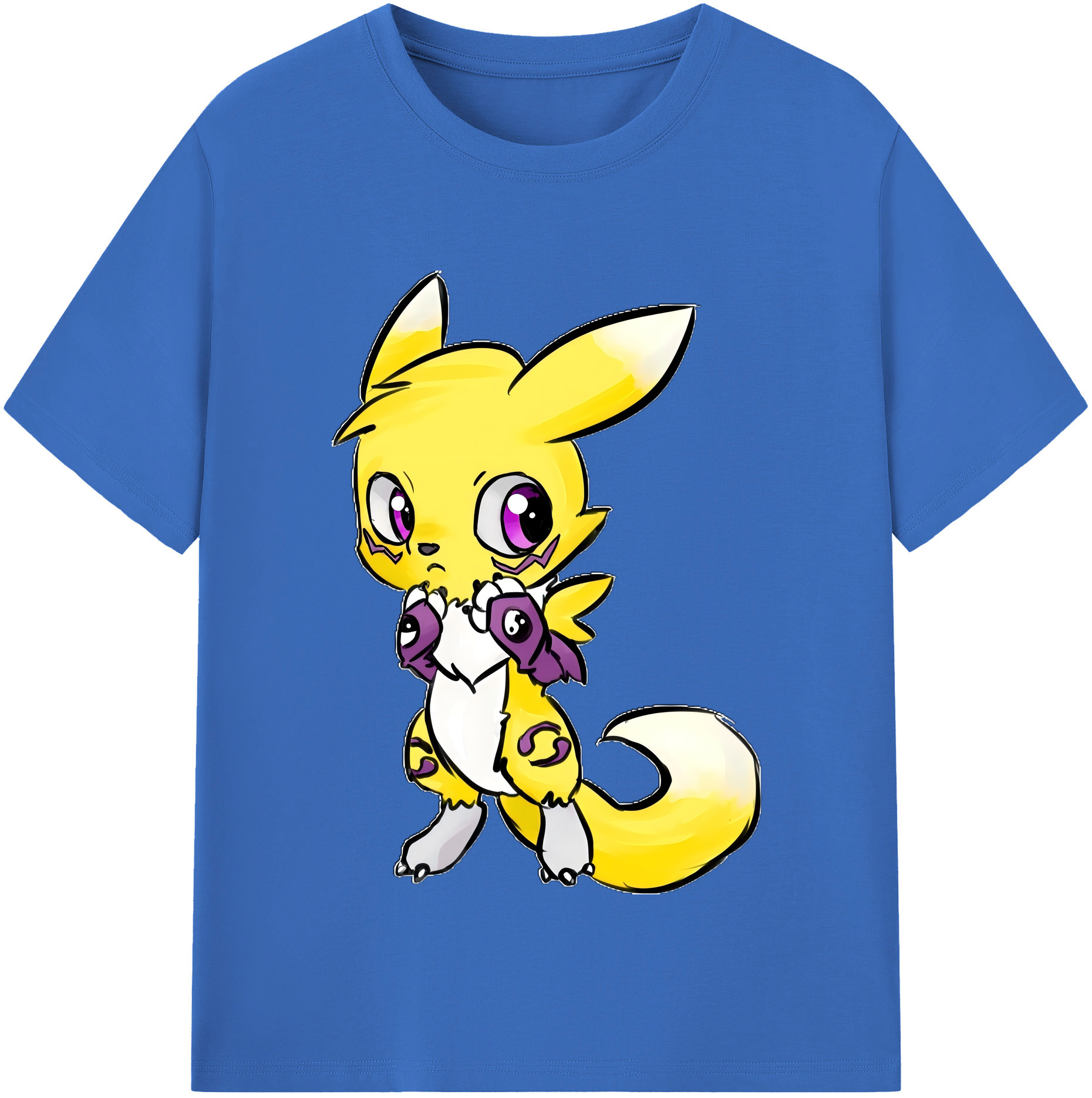 （画像用） Digimon デジタルモンスター/デジモン 綿100％半袖Tシャツ（フロントプリント）