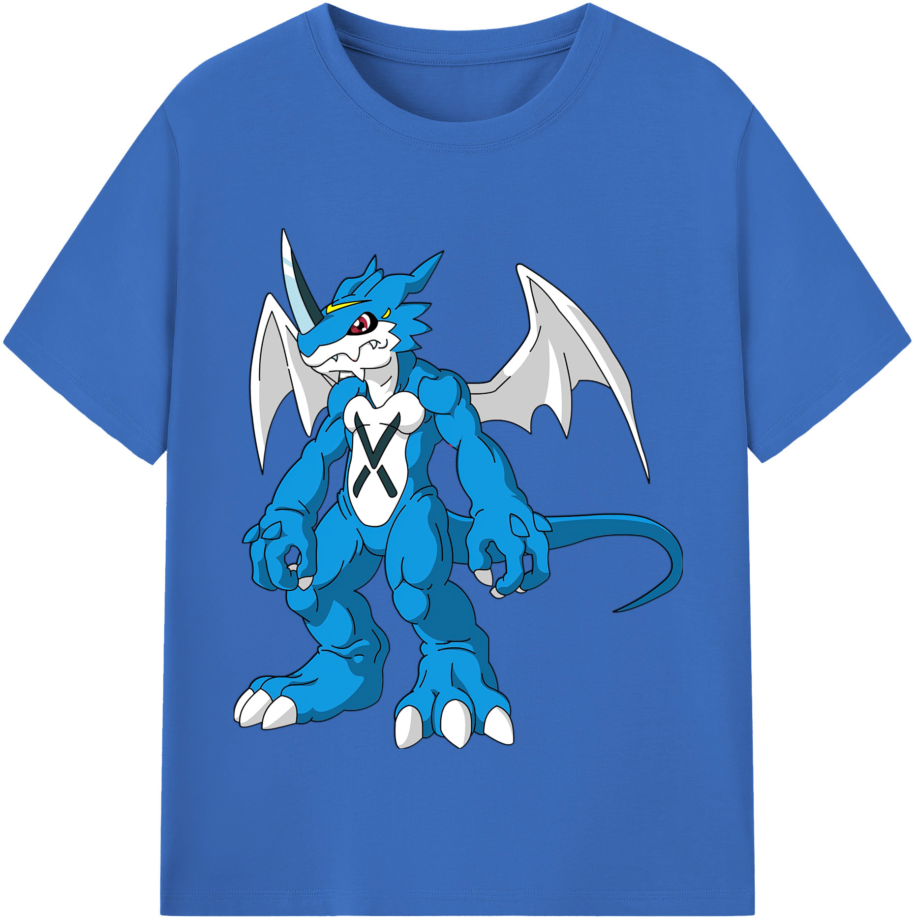 （画像用） Digimon デジタルモンスター/デジモン 綿100％半袖Tシャツ（フロントプリント）
