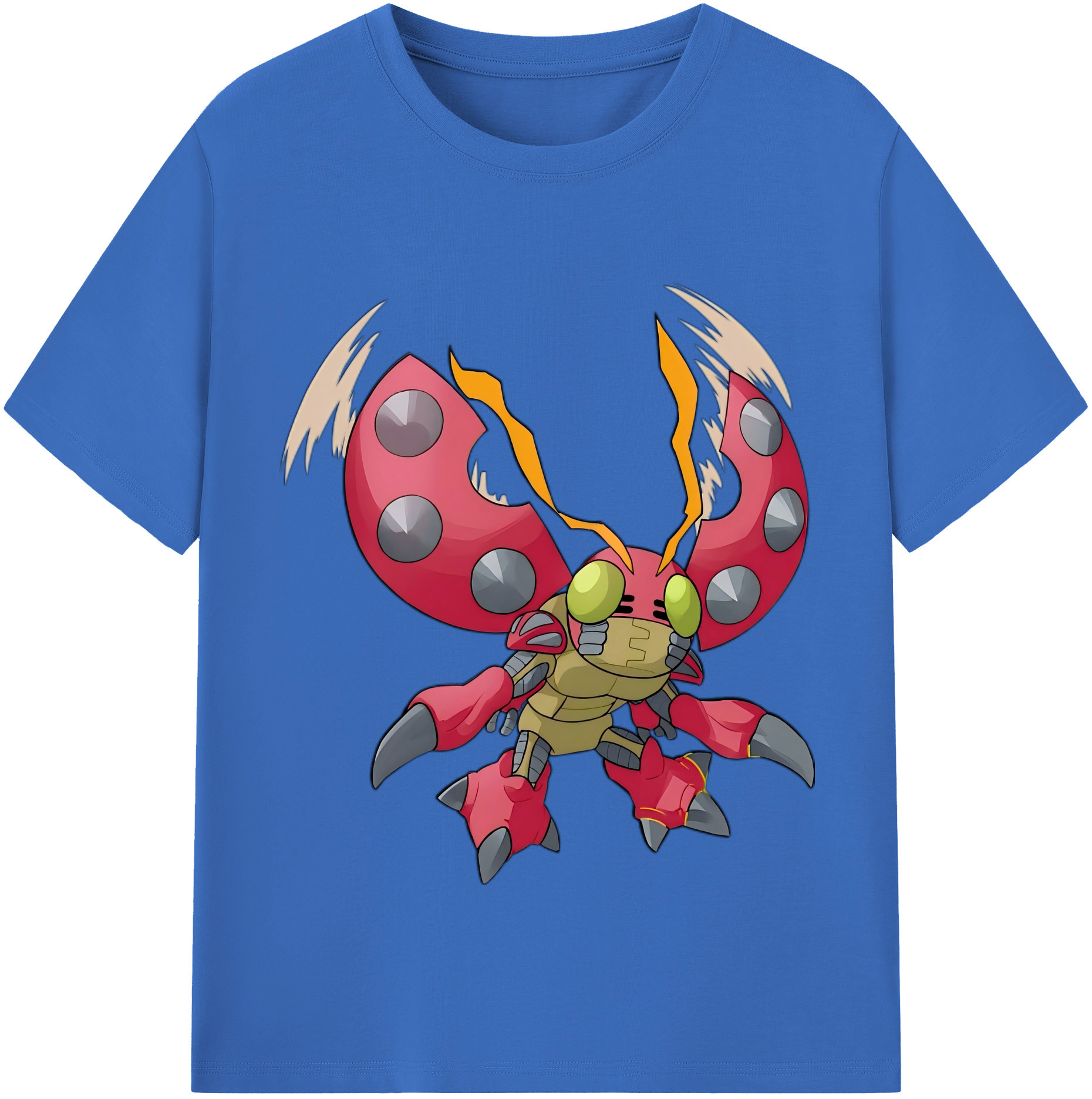 （画像用） Digimon デジタルモンスター/デジモン 綿100％半袖Tシャツ（フロントプリント）
