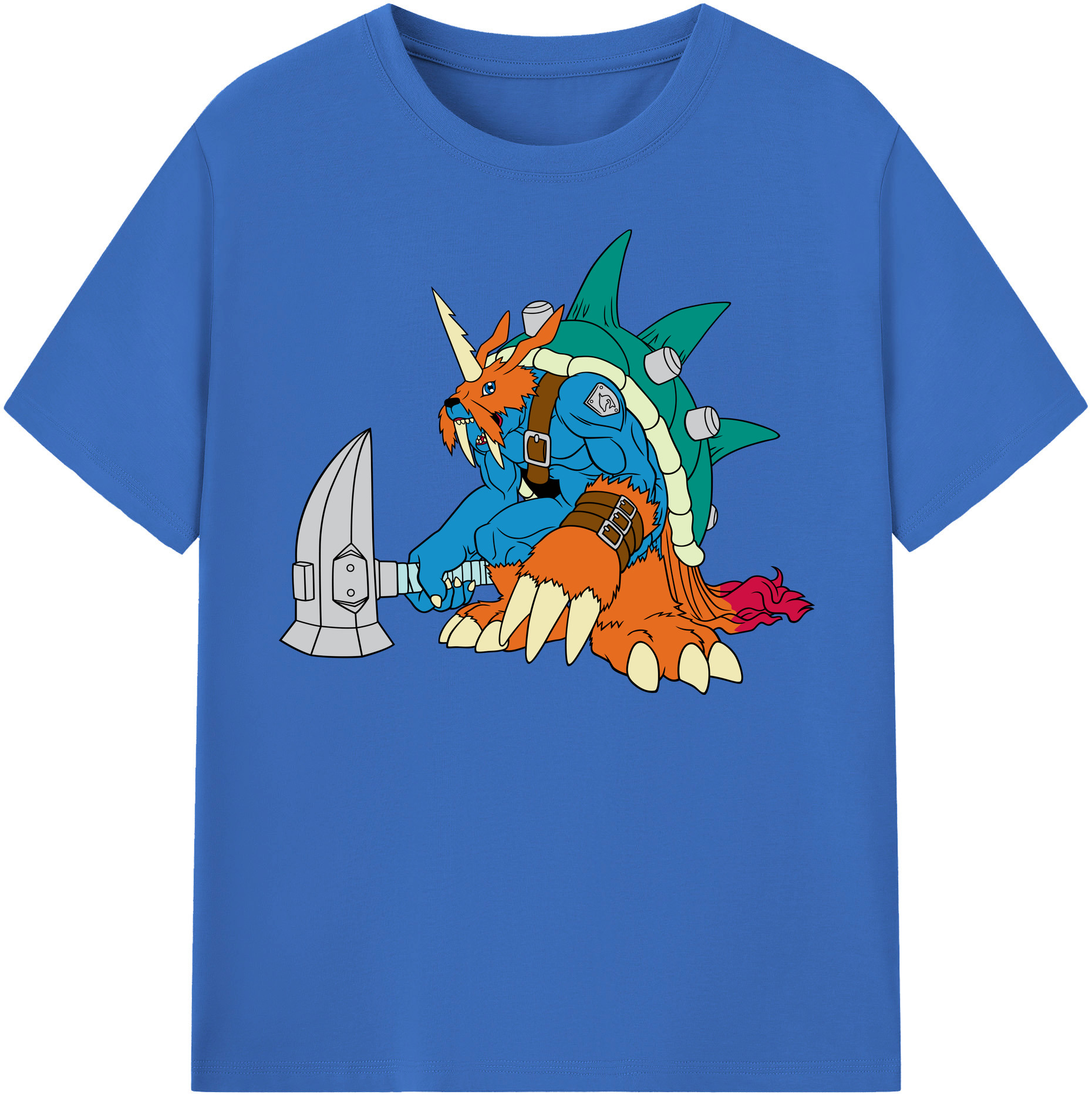 （画像用） Digimon デジタルモンスター/デジモン 綿100％半袖Tシャツ（フロントプリント）
