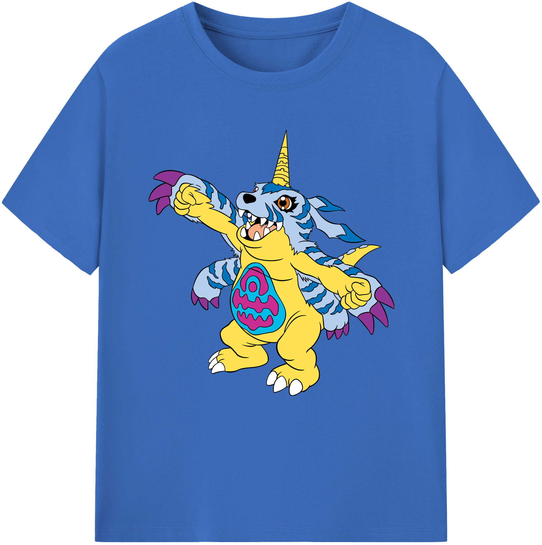 （画像用） Digimon デジタルモンスター/デジモン 綿100％半袖Tシャツ（フロントプリント）