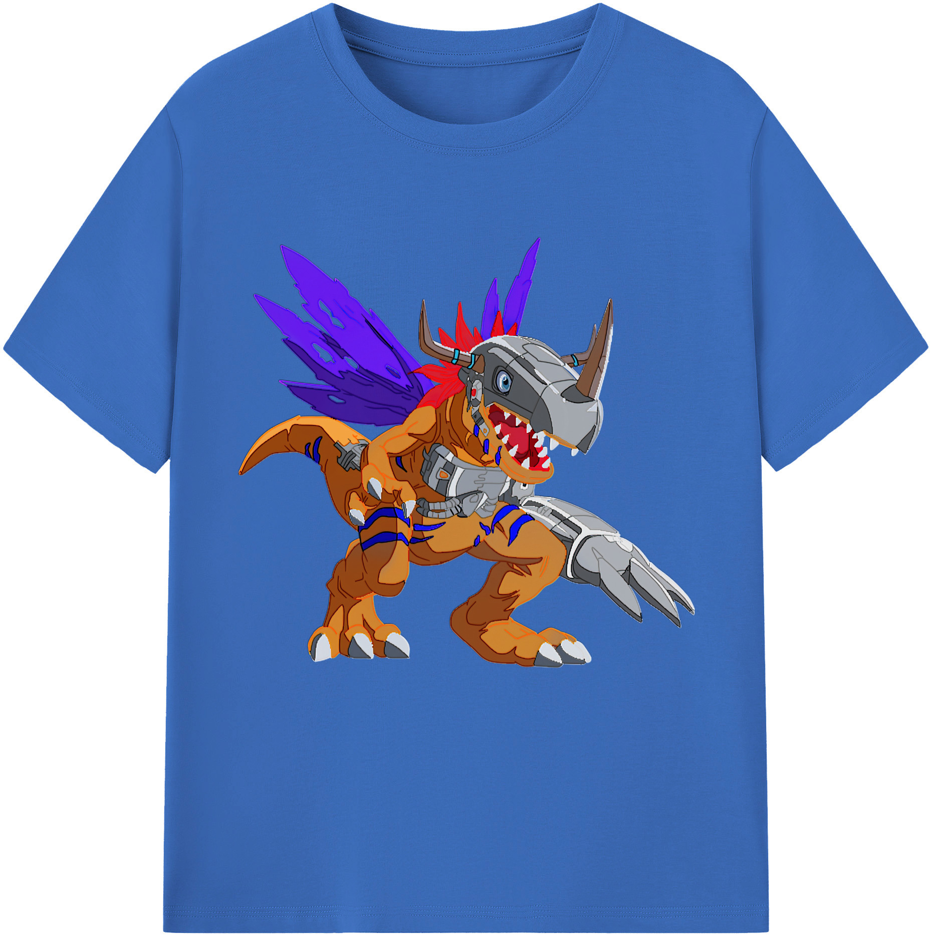 （画像用） Digimon デジタルモンスター/デジモン 綿100％半袖Tシャツ（フロントプリント）