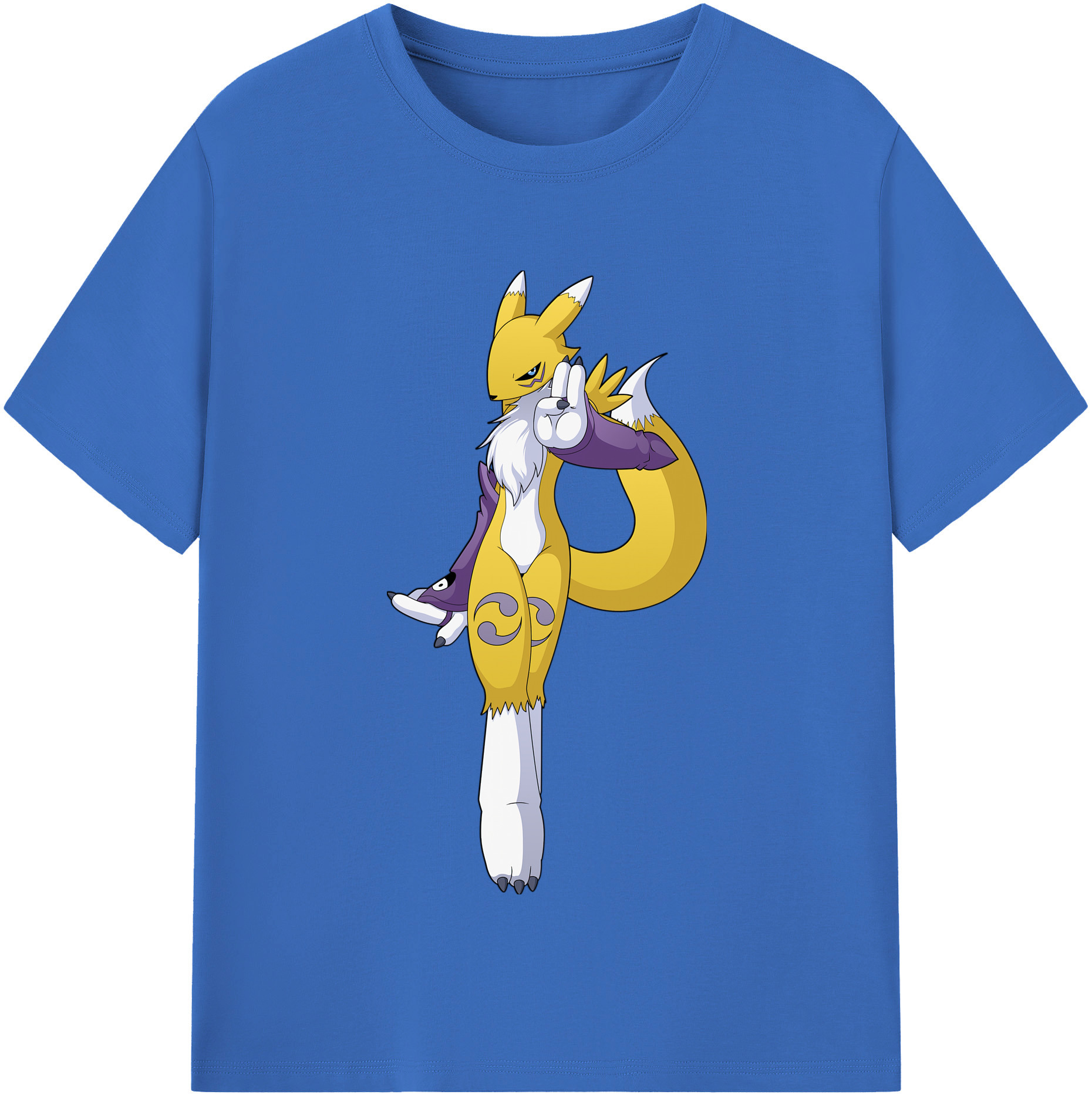 （画像用） Digimon デジタルモンスター/デジモン 綿100％半袖Tシャツ（フロントプリント）