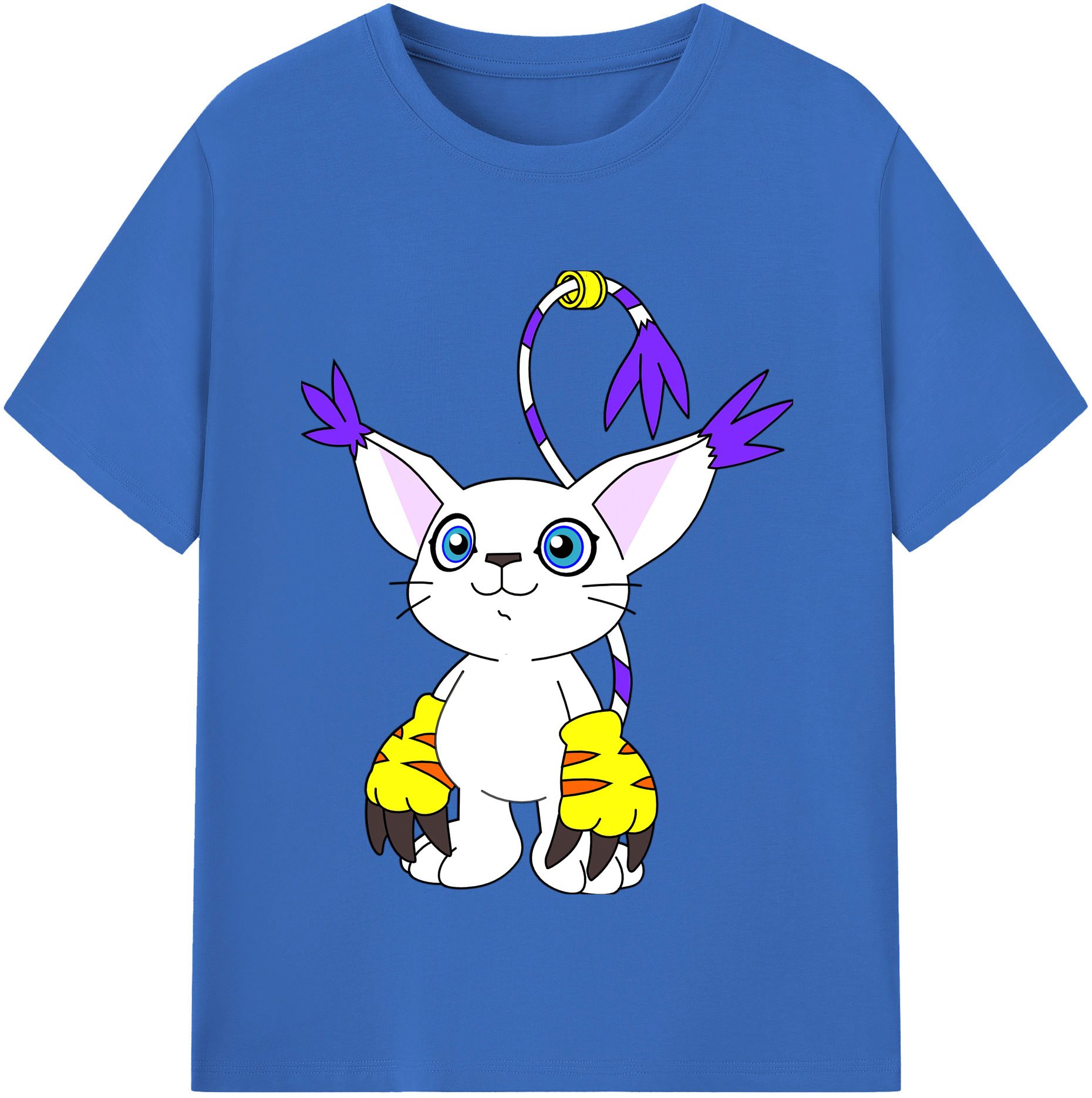 （画像用） Digimon デジタルモンスター/デジモン 綿100％半袖Tシャツ（フロントプリント）