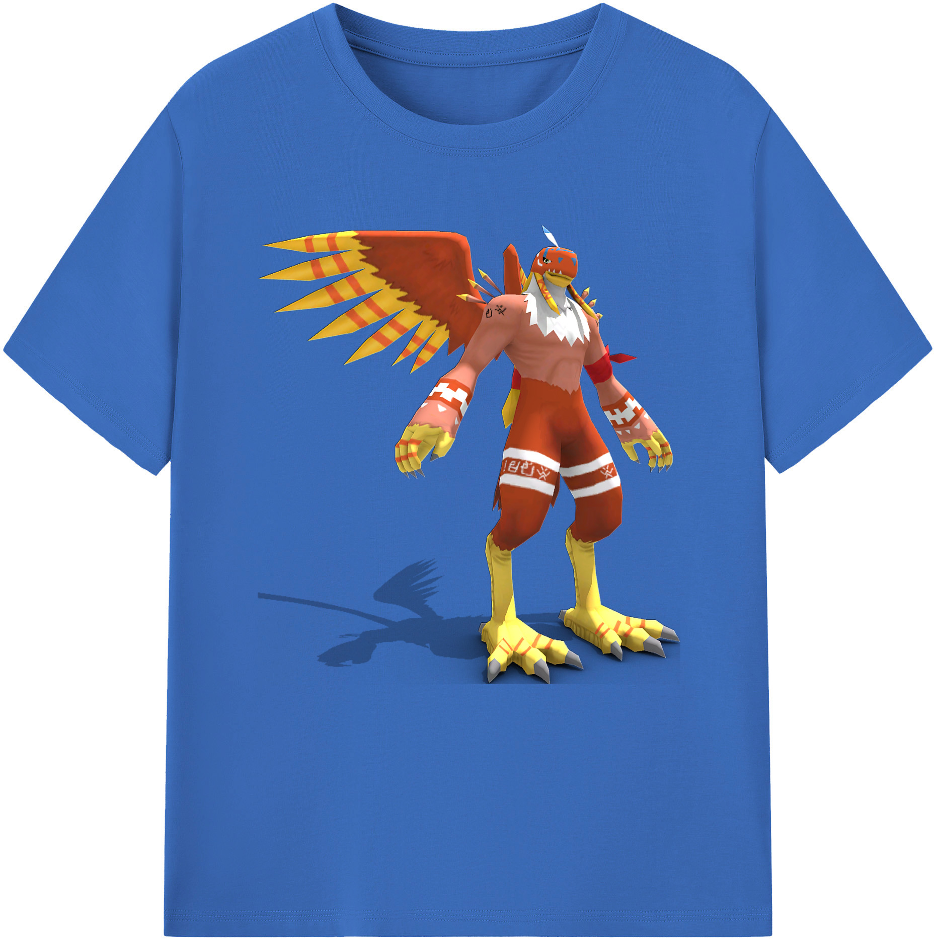 （画像用） Digimon デジタルモンスター/デジモン 綿100％半袖Tシャツ（フロントプリント）