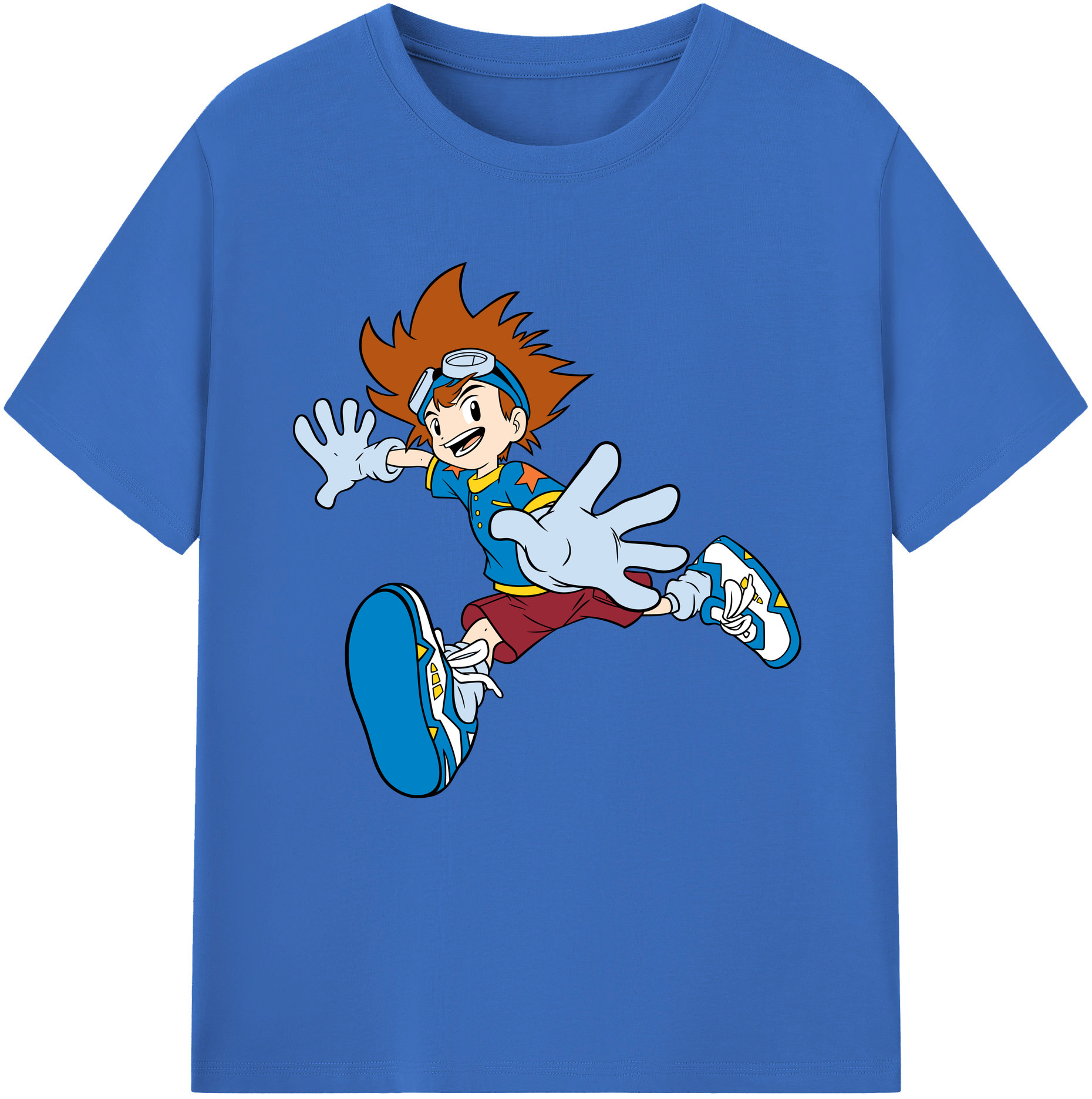 （画像用） Digimon デジタルモンスター/デジモン 綿100％半袖Tシャツ（フロントプリント）