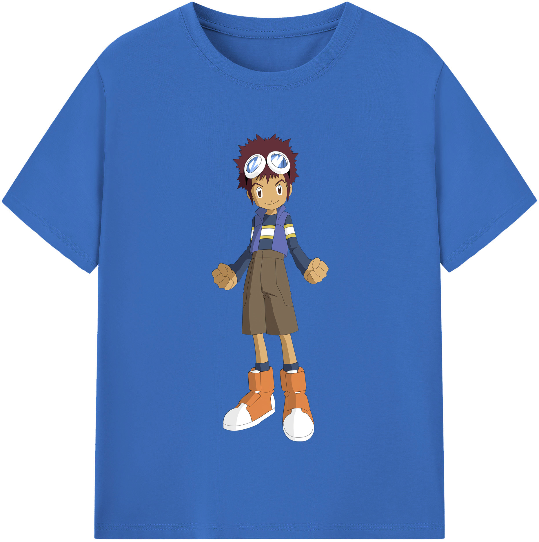 （画像用） Digimon デジタルモンスター/デジモン 綿100％半袖Tシャツ（フロントプリント）