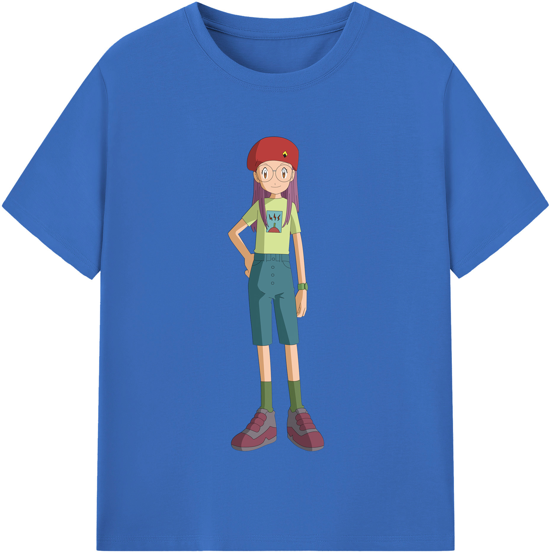 （画像用） Digimon デジタルモンスター/デジモン 綿100％半袖Tシャツ（フロントプリント）