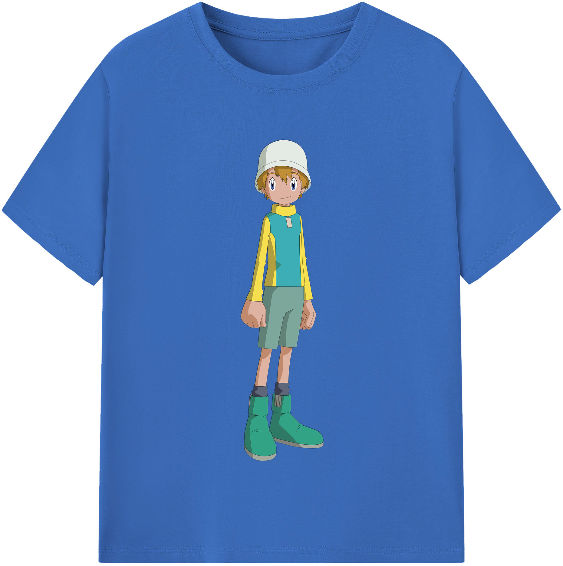 （画像用） Digimon デジタルモンスター/デジモン 綿100％半袖Tシャツ（フロントプリント）