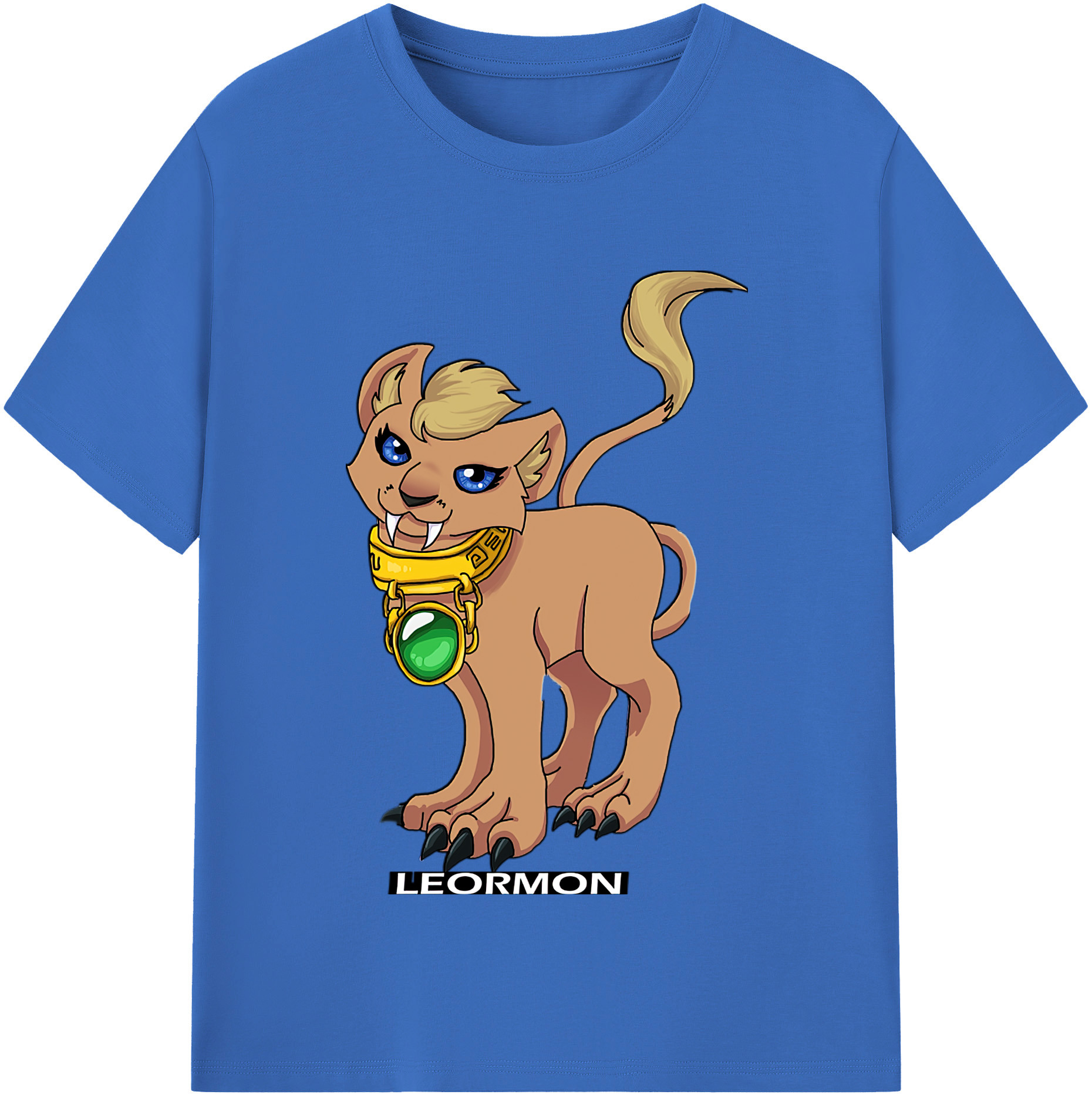 （画像用） Digimon デジタルモンスター/デジモン 綿100％半袖Tシャツ（フロントプリント）