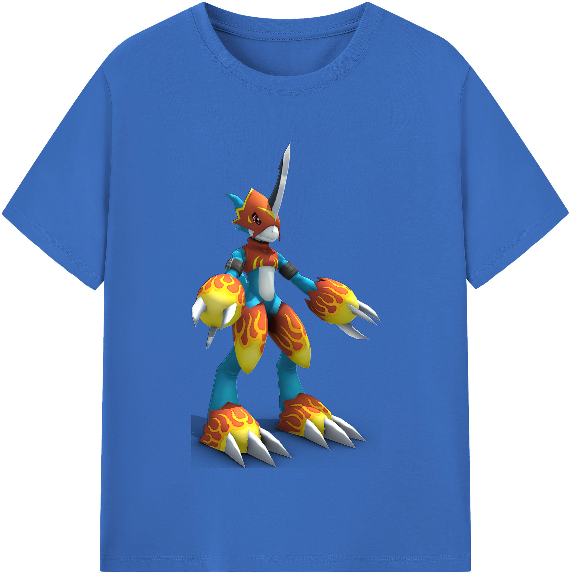 （画像用） Digimon デジタルモンスター/デジモン 綿100％半袖Tシャツ（フロントプリント）