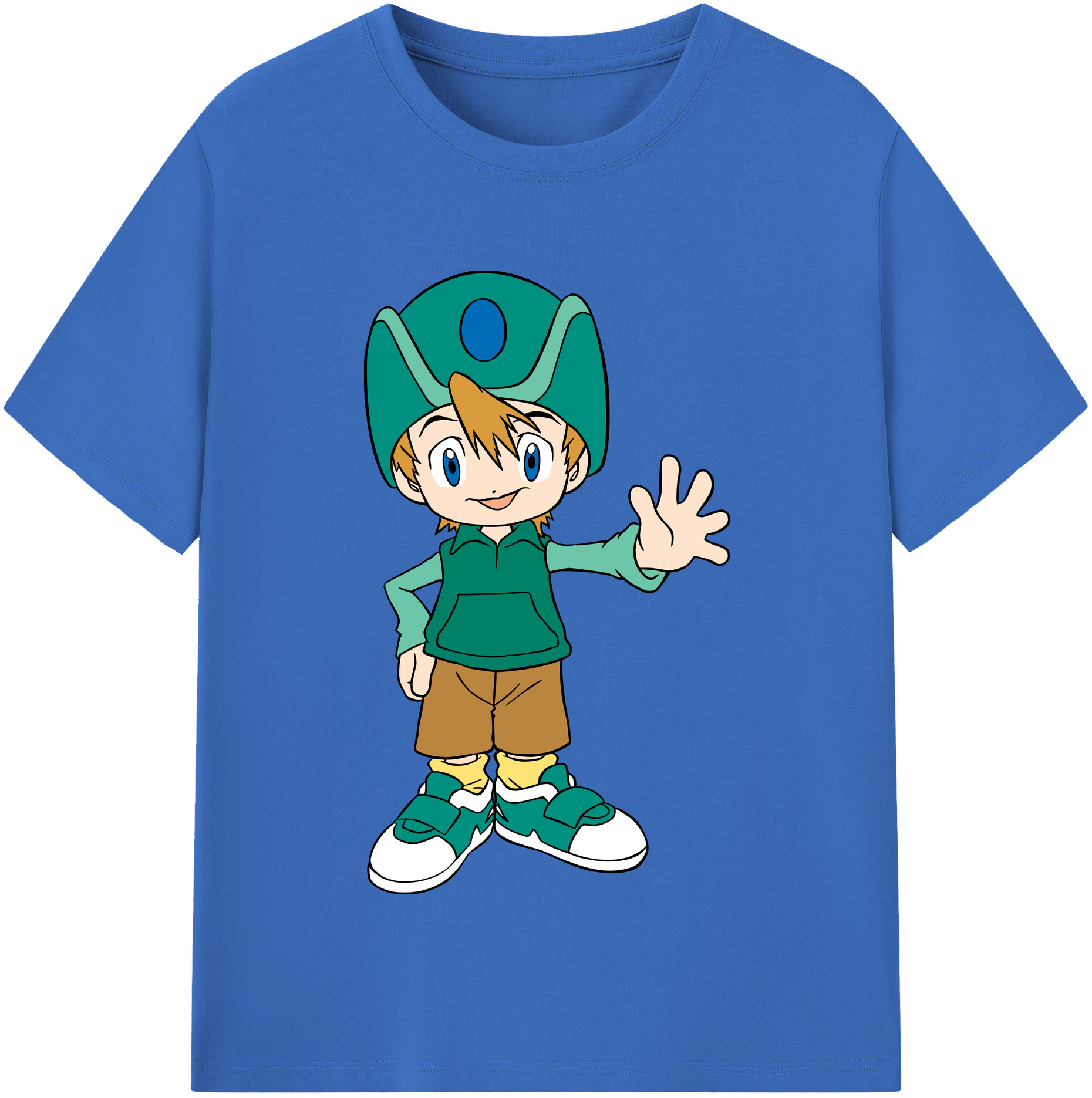 （画像用） Digimon デジタルモンスター/デジモン 綿100％半袖Tシャツ（フロントプリント）