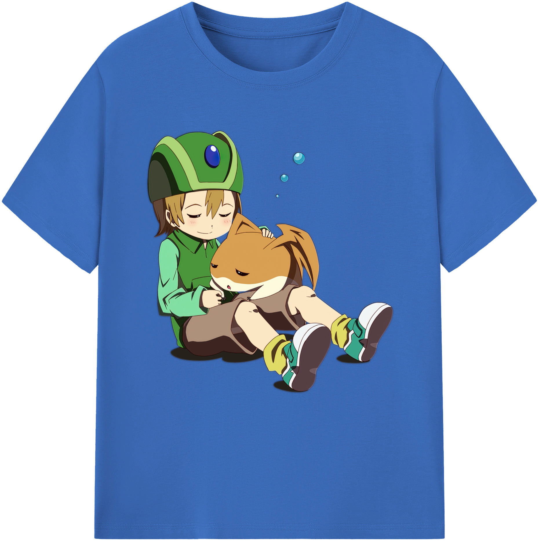（画像用） Digimon デジタルモンスター/デジモン 綿100％半袖Tシャツ（フロントプリント）