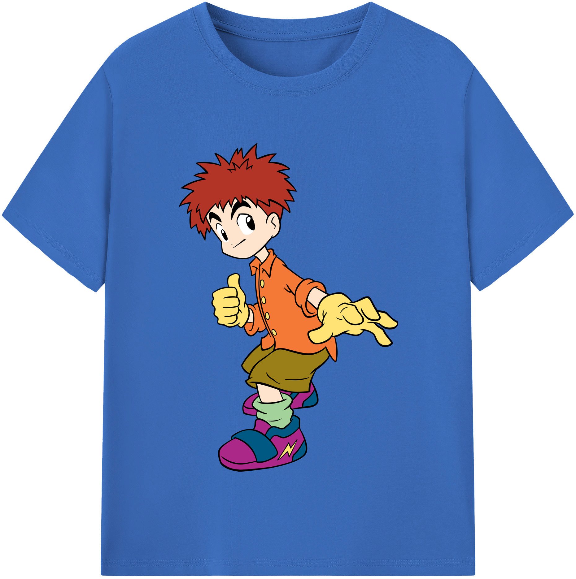 （画像用） Digimon デジタルモンスター/デジモン 綿100％半袖Tシャツ（フロントプリント）