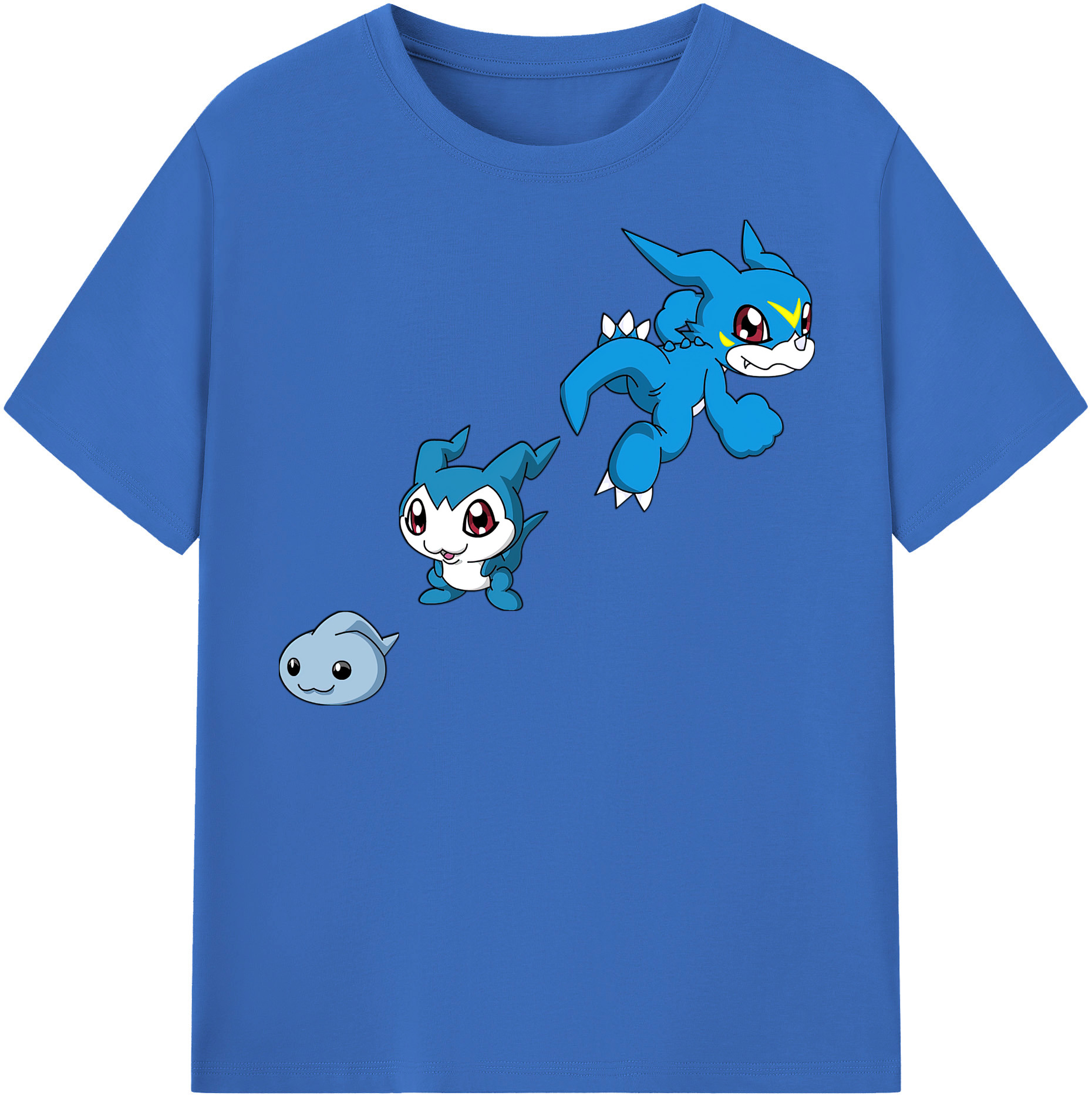 （画像用） Digimon デジタルモンスター/デジモン 綿100％半袖Tシャツ（フロントプリント）