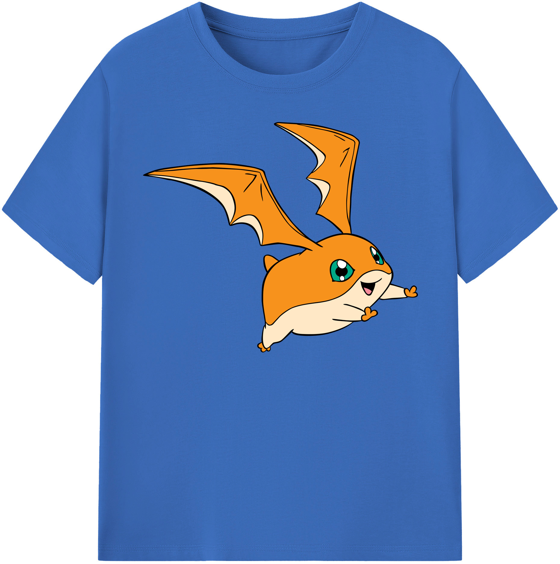 （画像用） Digimon デジタルモンスター/デジモン 綿100％半袖Tシャツ（フロントプリント）