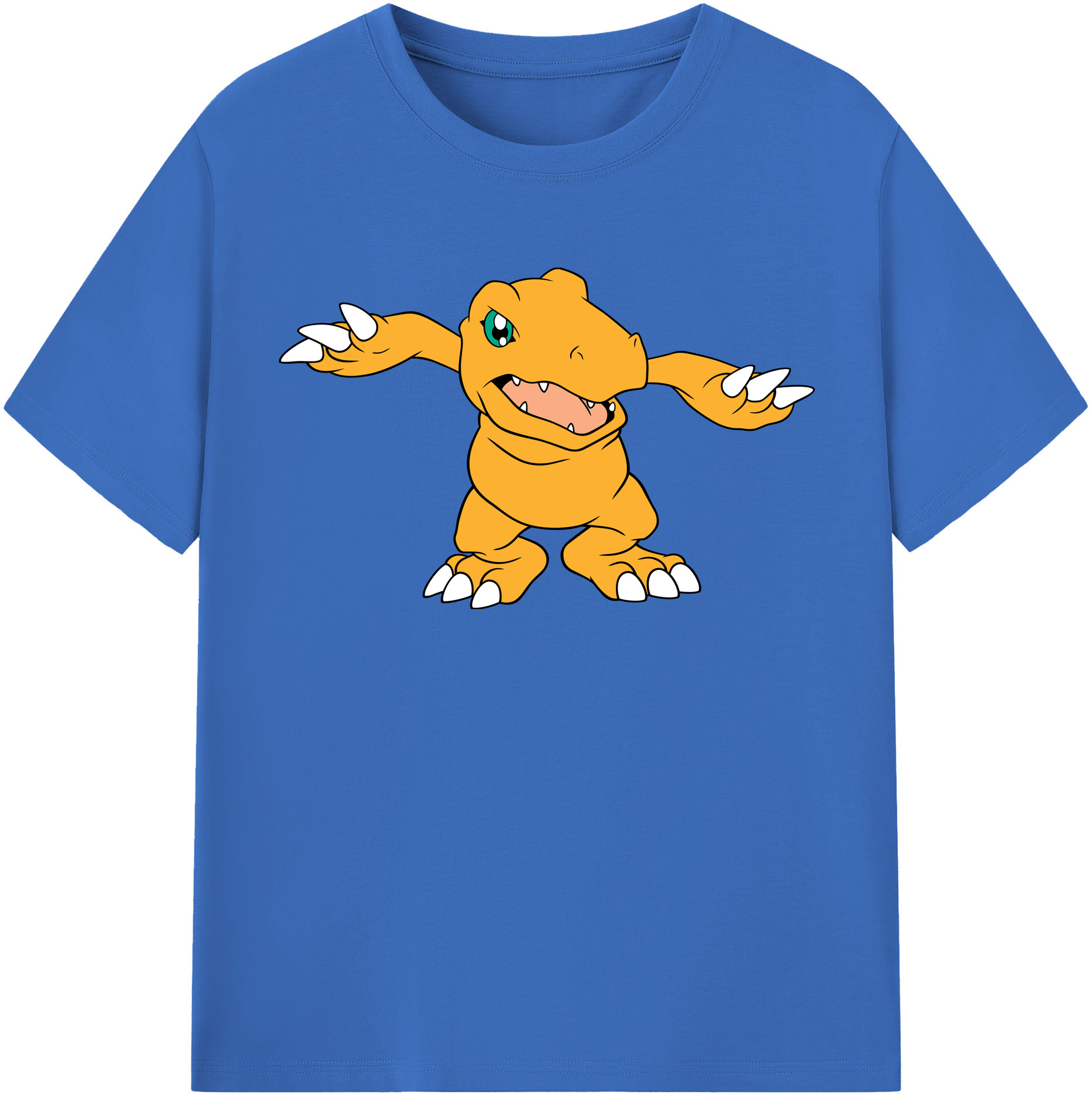 （画像用） Digimon デジタルモンスター/デジモン 綿100％半袖Tシャツ（フロントプリント）