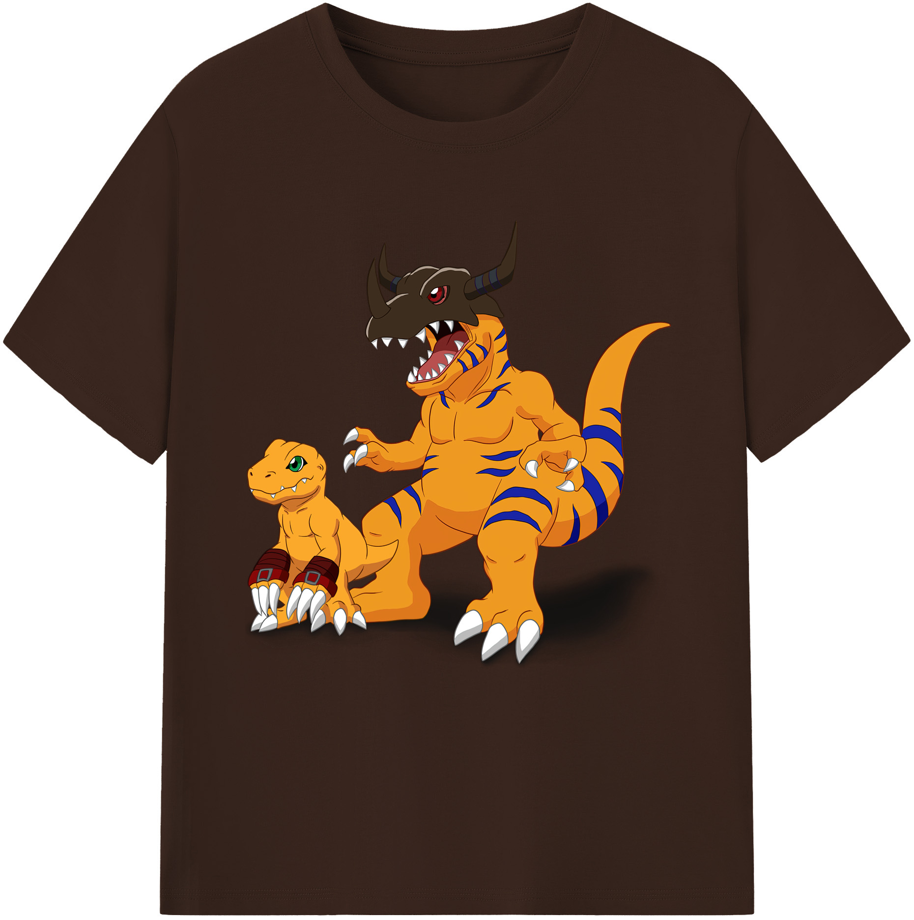 （画像用） Digimon デジタルモンスター/デジモン 綿100％半袖Tシャツ（フロントプリント）
