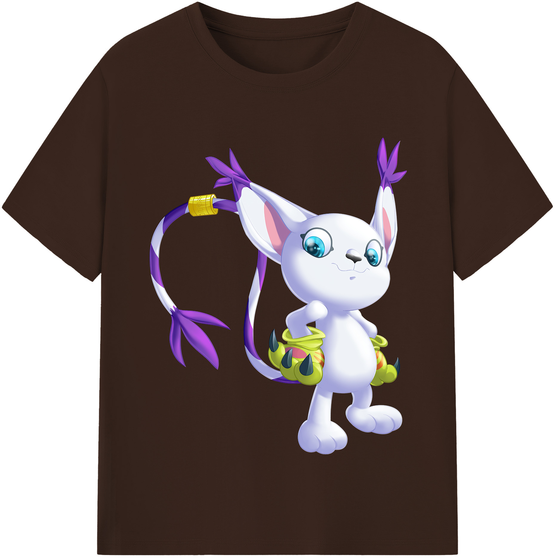 （画像用） Digimon デジタルモンスター/デジモン 綿100％半袖Tシャツ（フロントプリント）