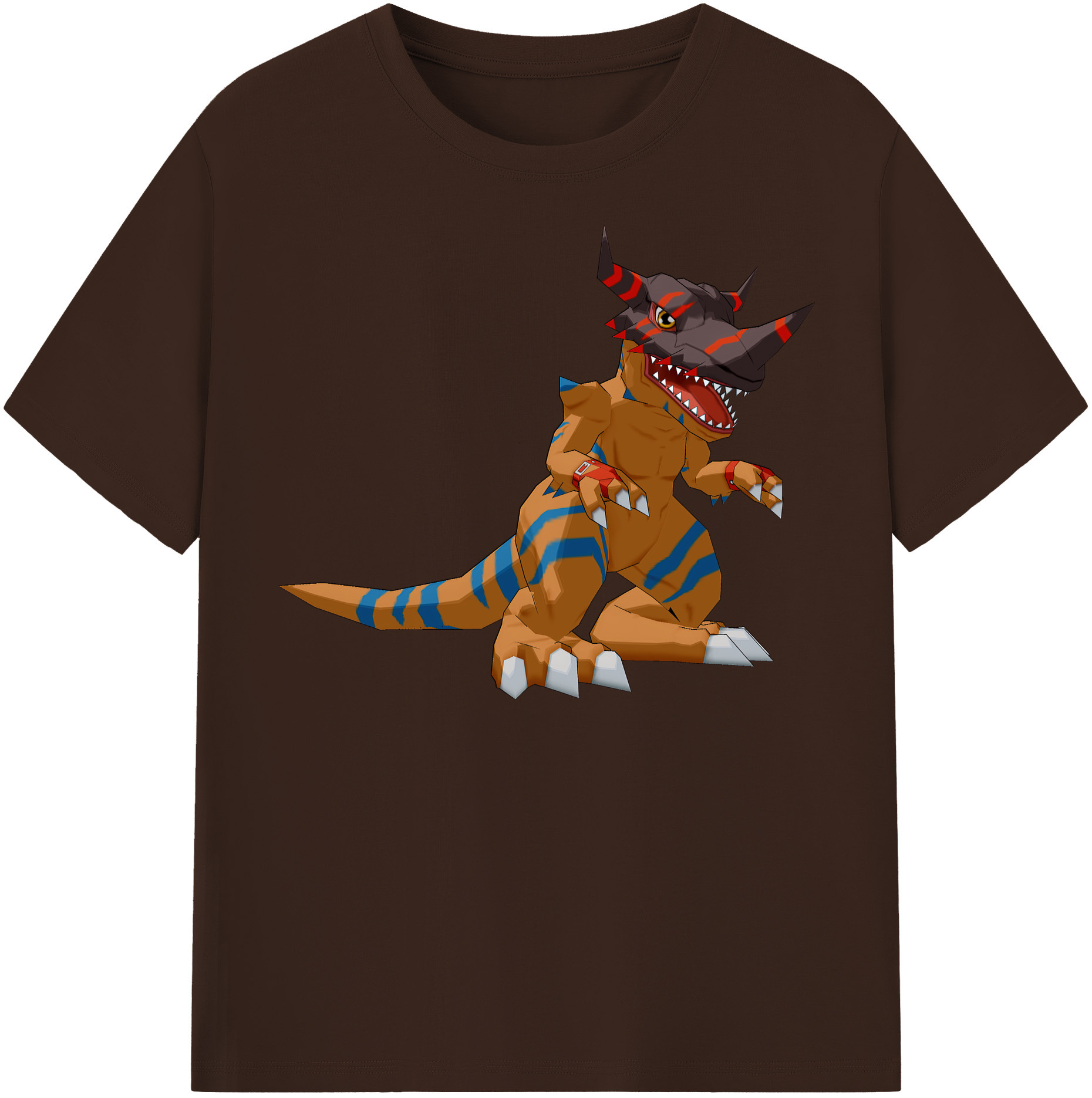 （画像用） Digimon デジタルモンスター/デジモン 綿100％半袖Tシャツ（フロントプリント）