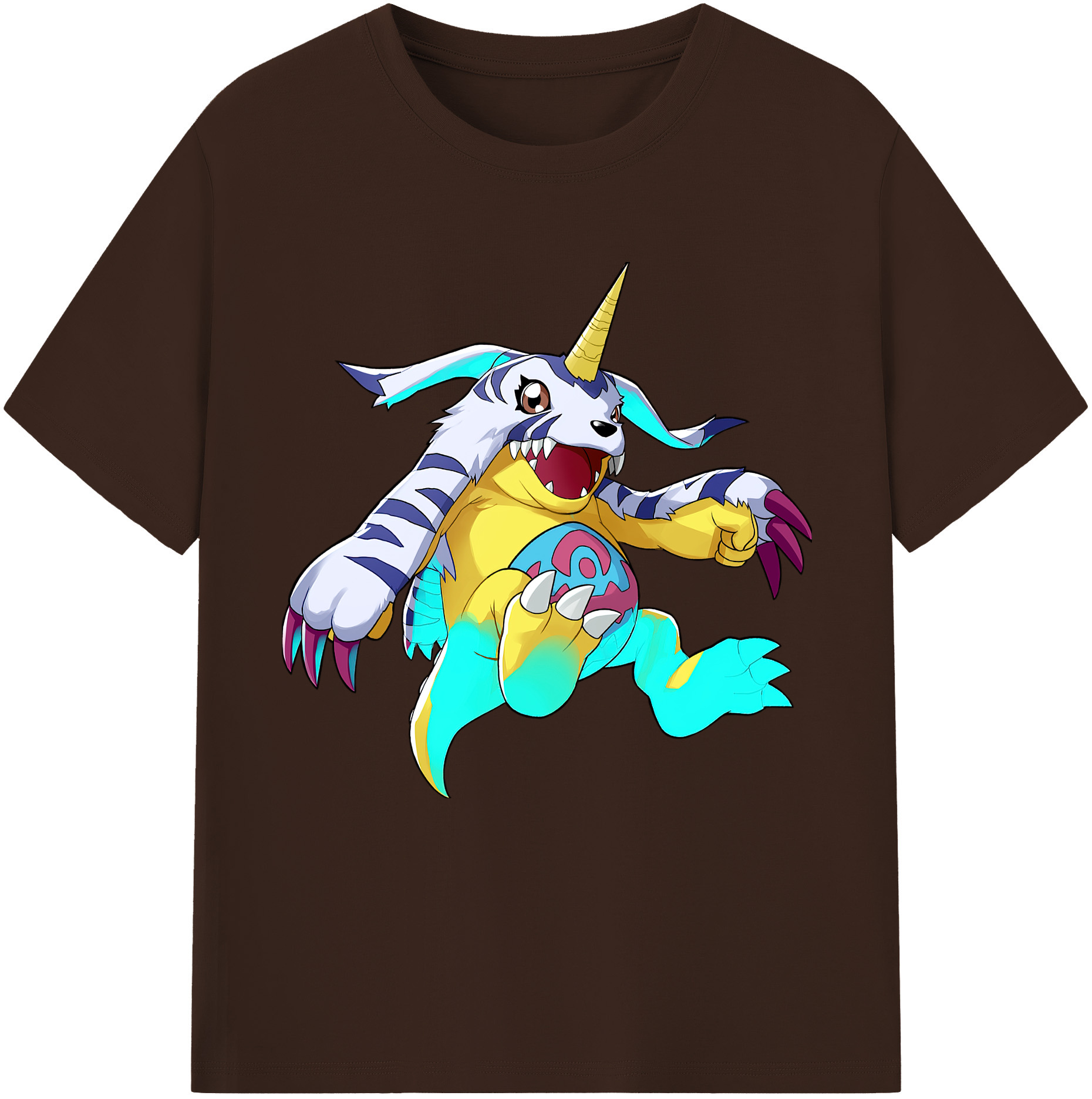 （画像用） Digimon デジタルモンスター/デジモン 綿100％半袖Tシャツ（フロントプリント）