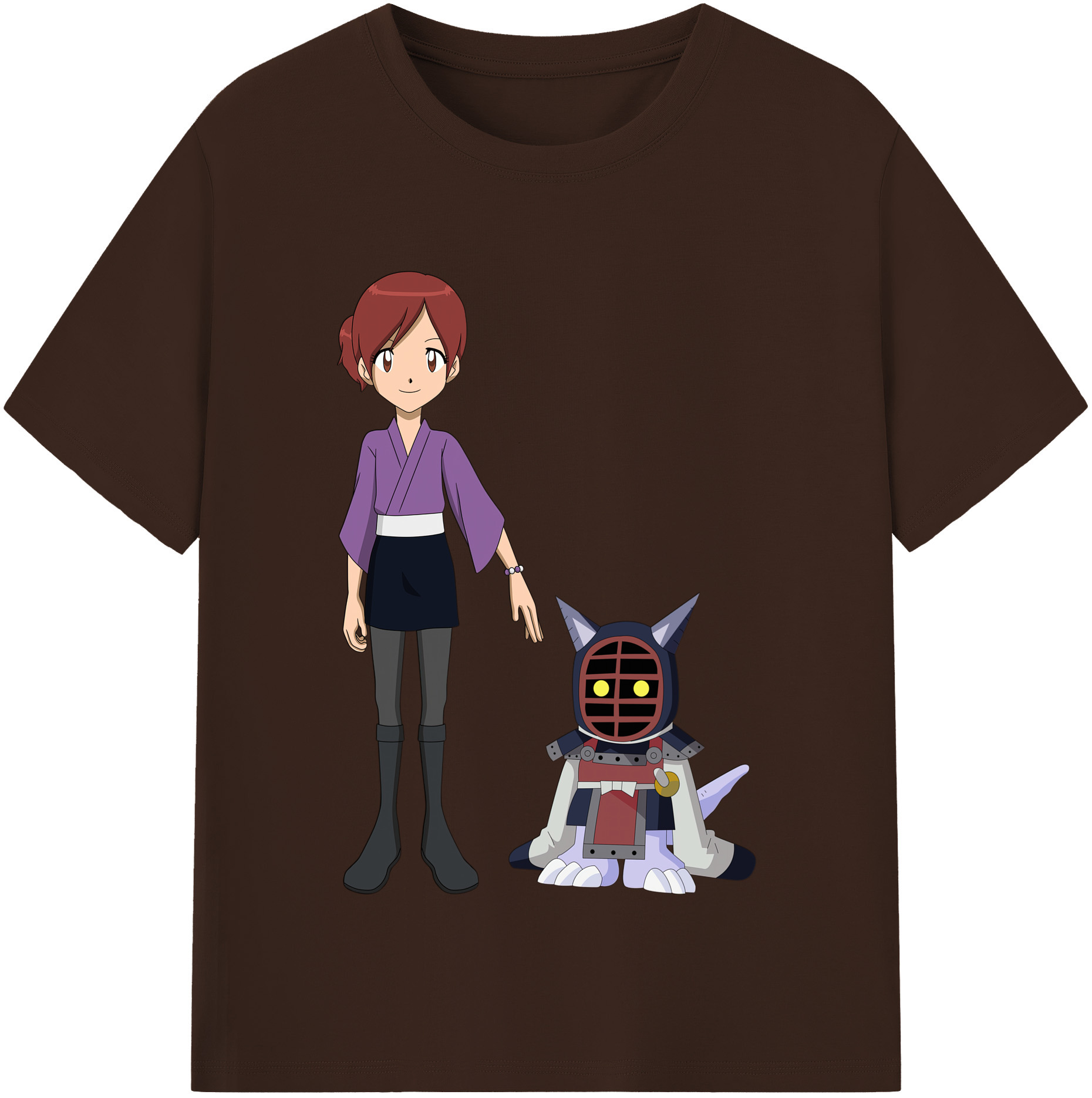 （画像用） Digimon デジタルモンスター/デジモン 綿100％半袖Tシャツ（フロントプリント）