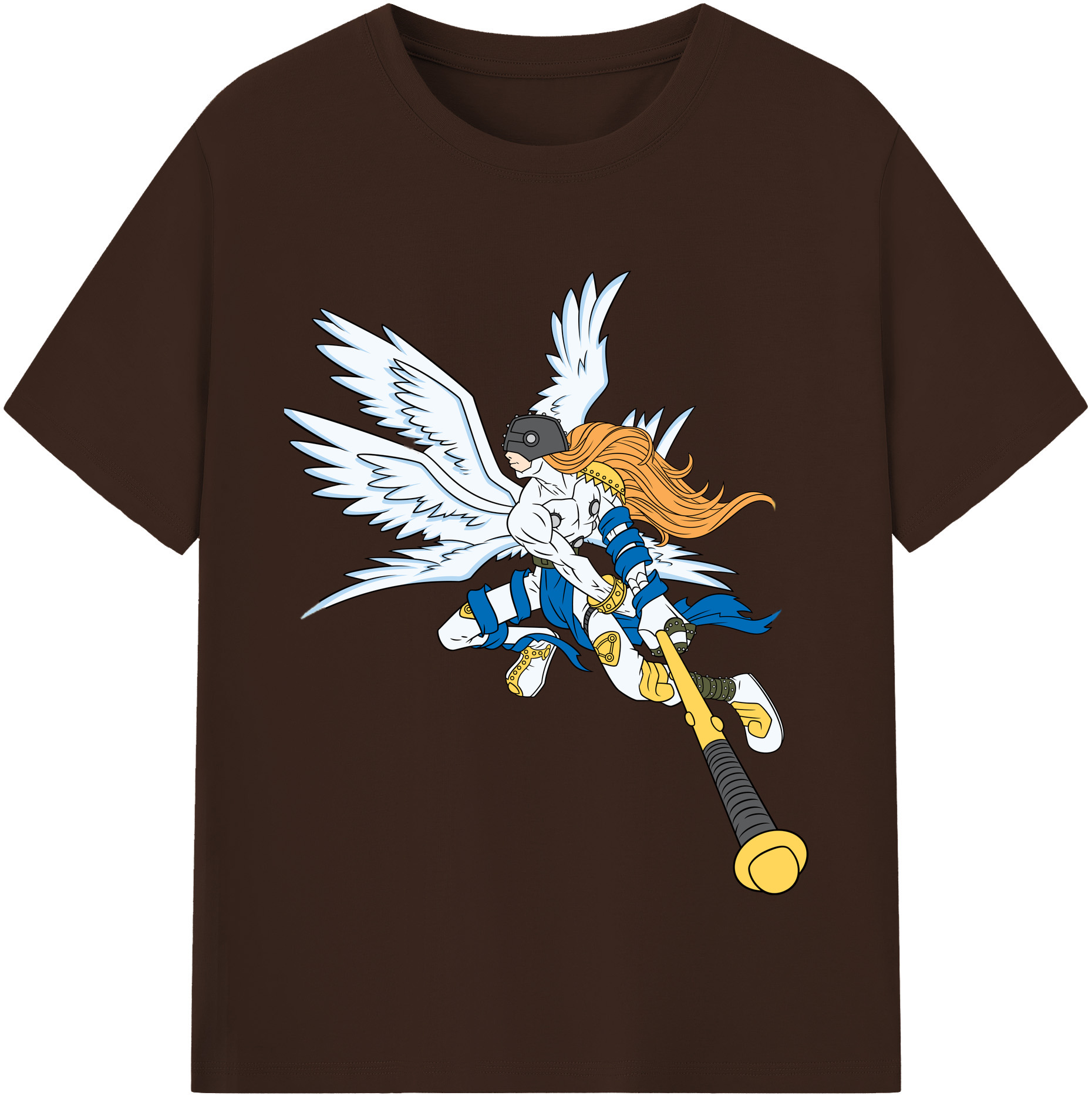 （画像用） Digimon デジタルモンスター/デジモン 綿100％半袖Tシャツ（フロントプリント）