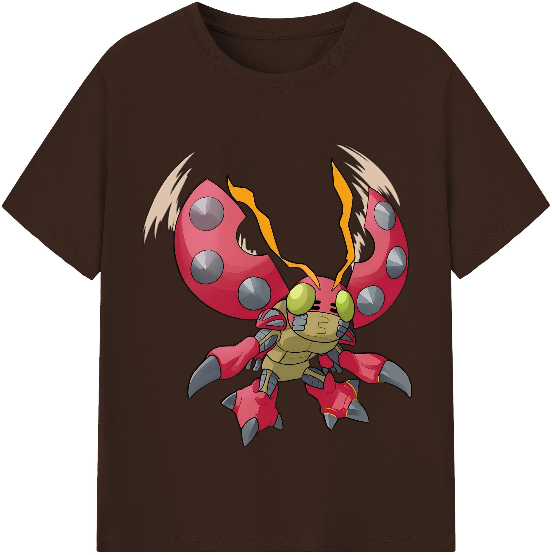 （画像用） Digimon デジタルモンスター/デジモン 綿100％半袖Tシャツ（フロントプリント）