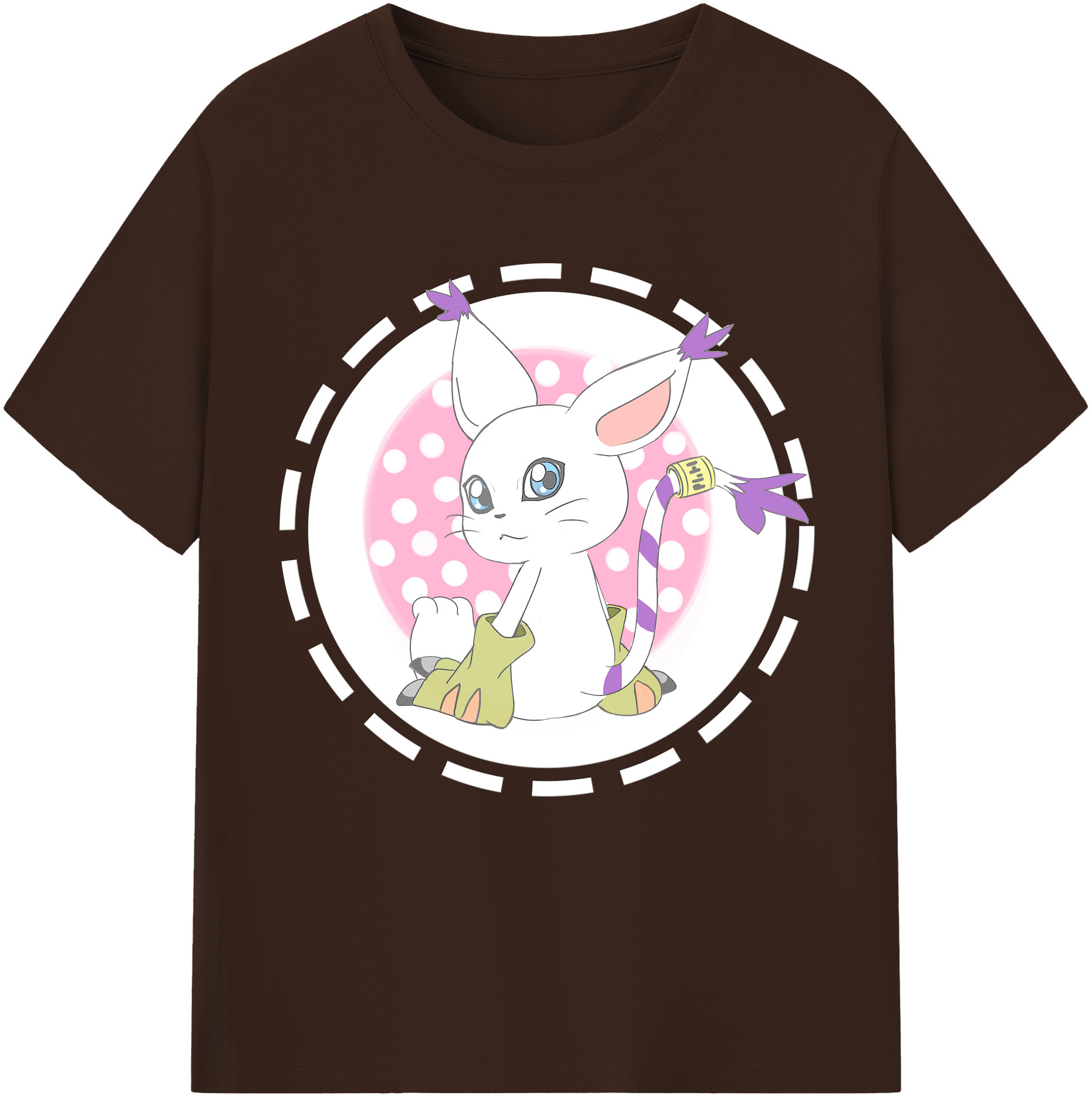 （画像用） Digimon デジタルモンスター/デジモン 綿100％半袖Tシャツ（フロントプリント）