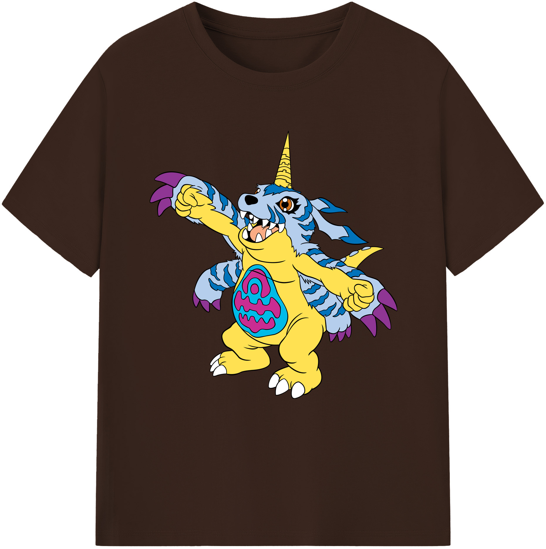 （画像用） Digimon デジタルモンスター/デジモン 綿100％半袖Tシャツ（フロントプリント）