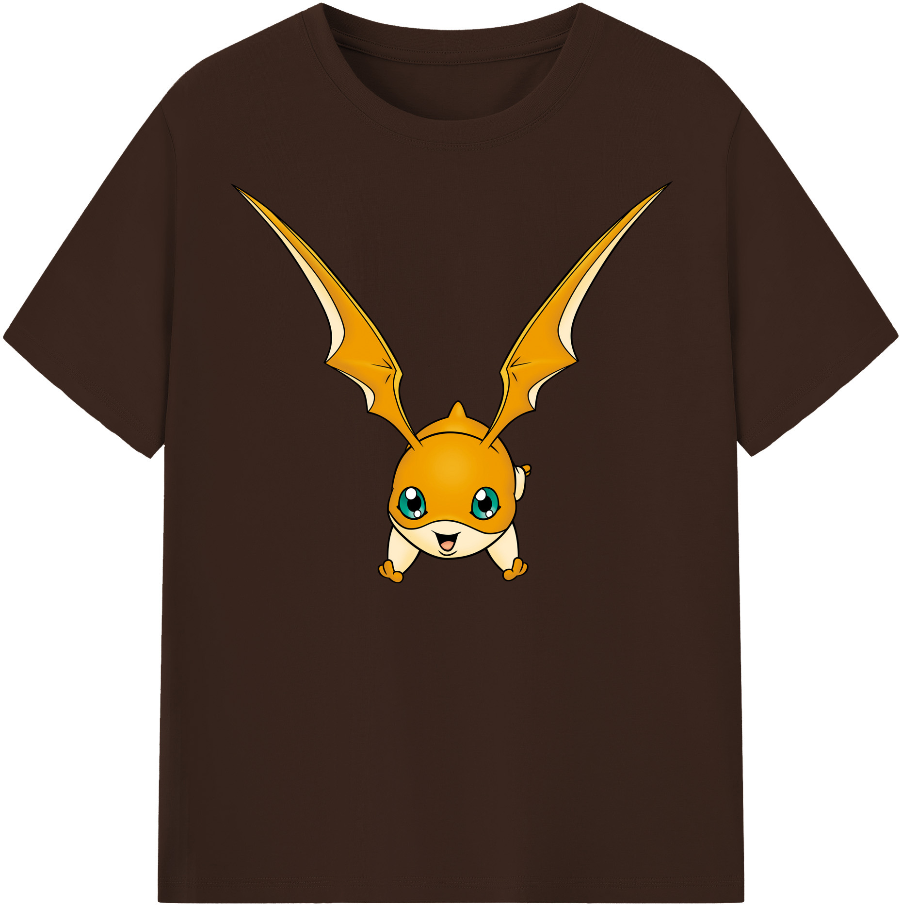 （画像用） Digimon デジタルモンスター/デジモン 綿100％半袖Tシャツ（フロントプリント）