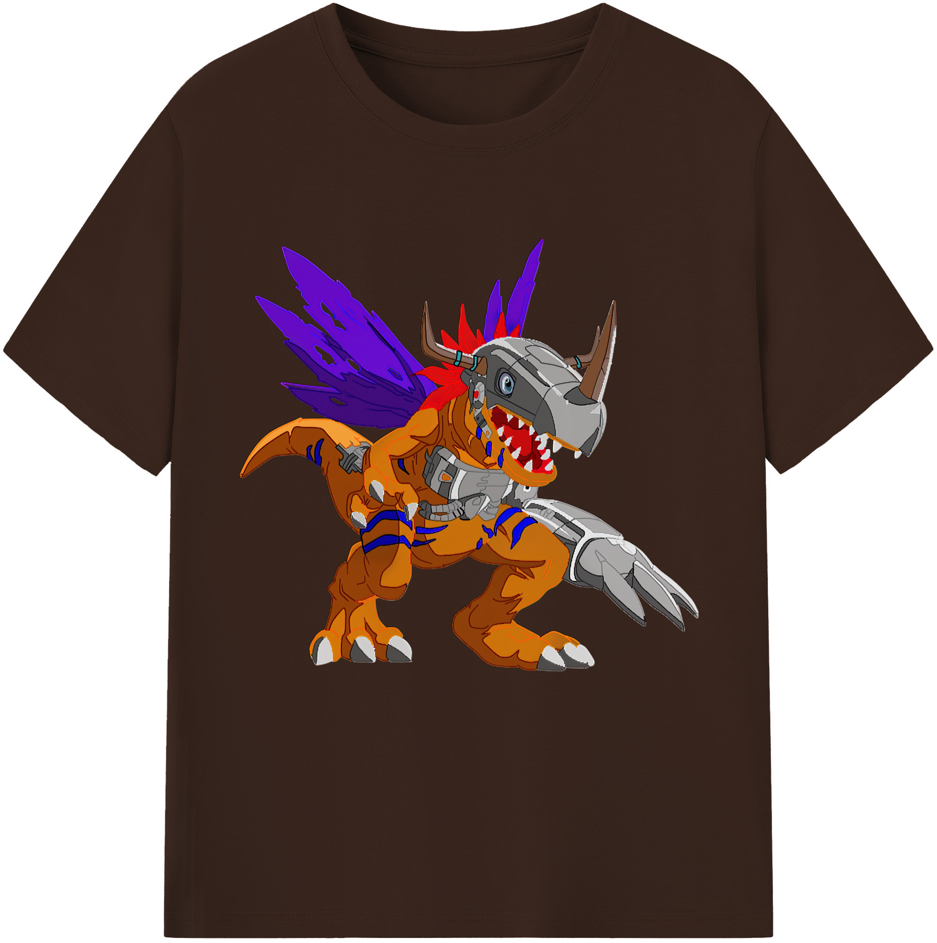 （画像用） Digimon デジタルモンスター/デジモン 綿100％半袖Tシャツ（フロントプリント）
