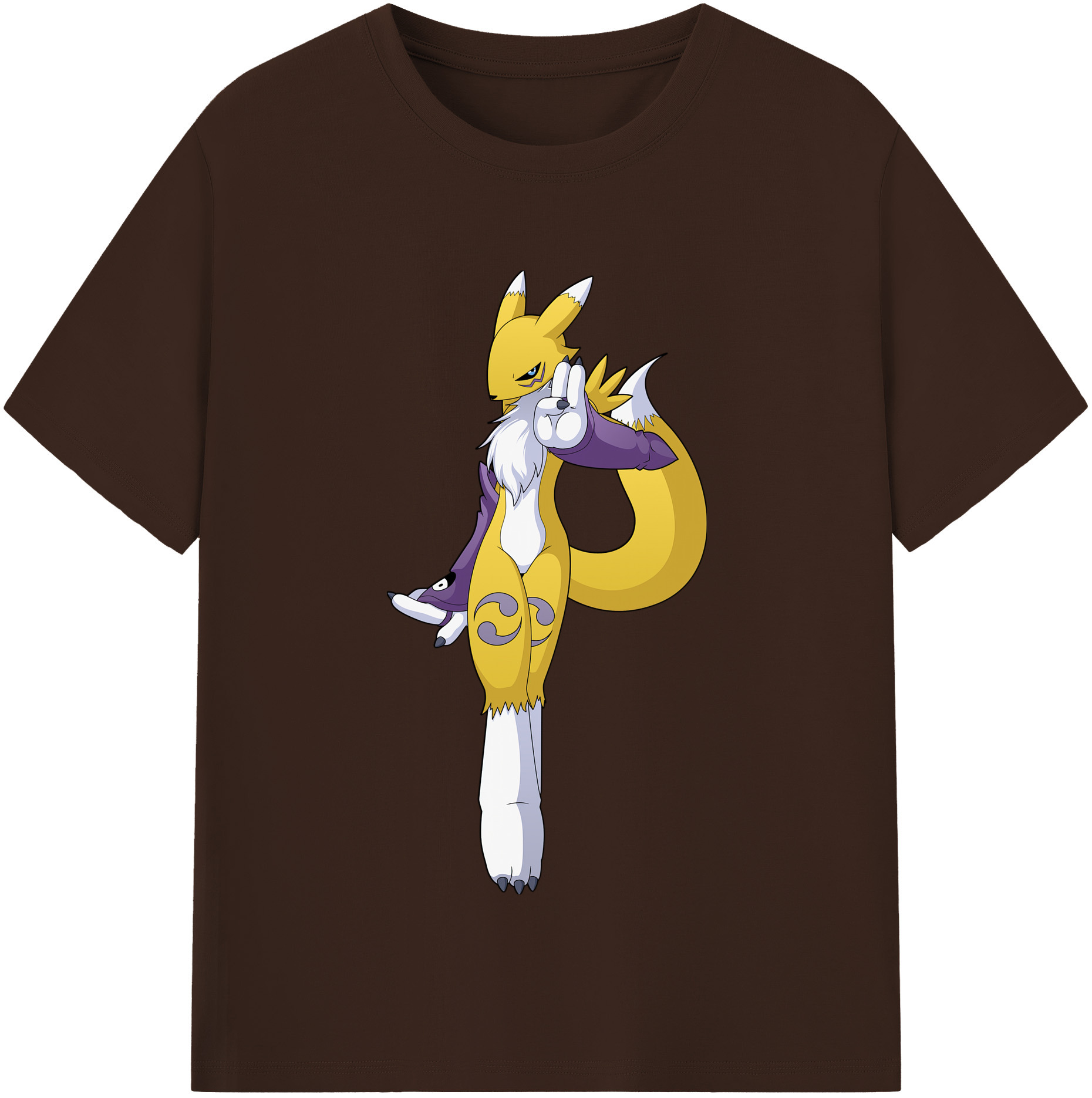 （画像用） Digimon デジタルモンスター/デジモン 綿100％半袖Tシャツ（フロントプリント）