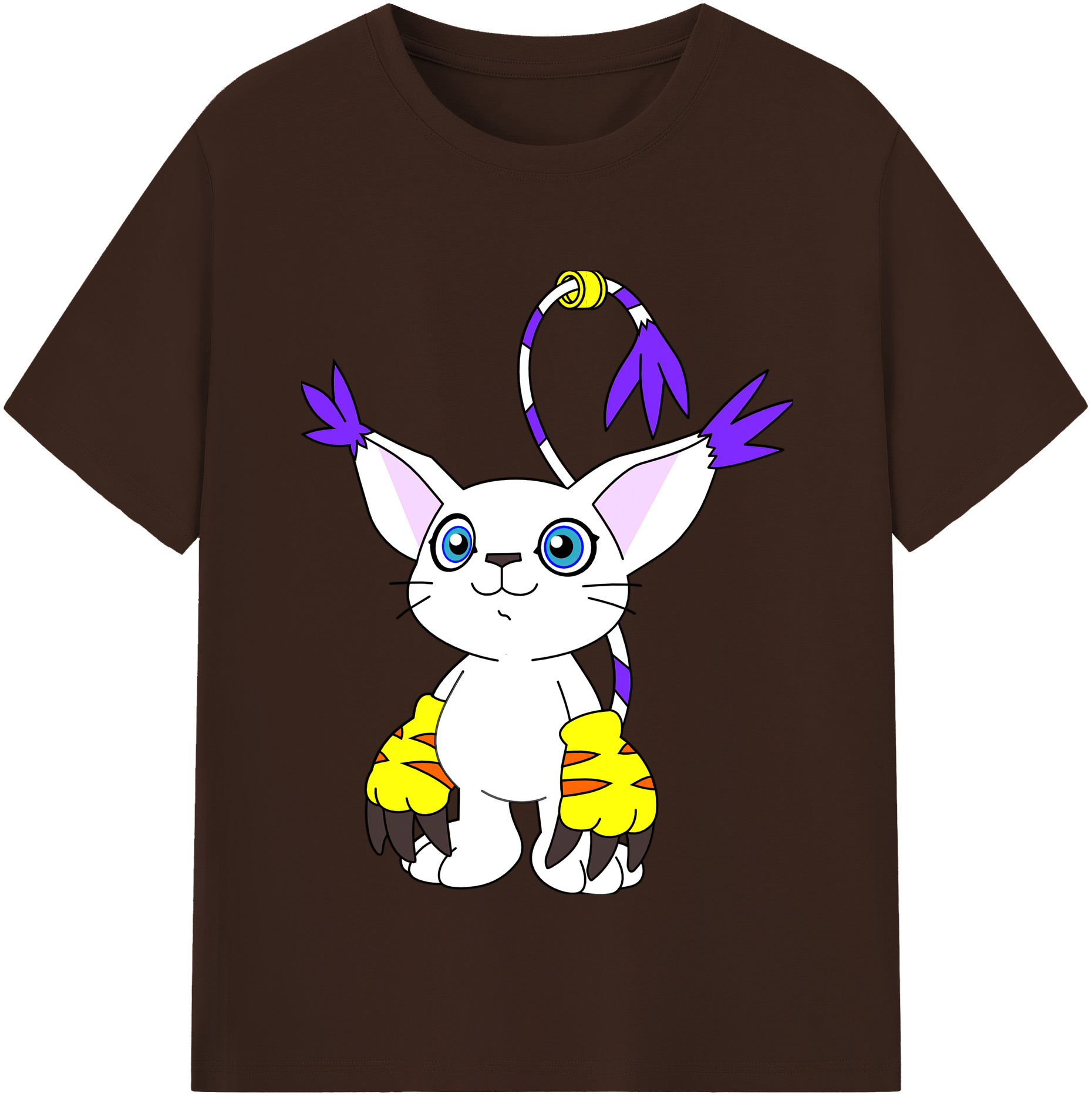 （画像用） Digimon デジタルモンスター/デジモン 綿100％半袖Tシャツ（フロントプリント）
