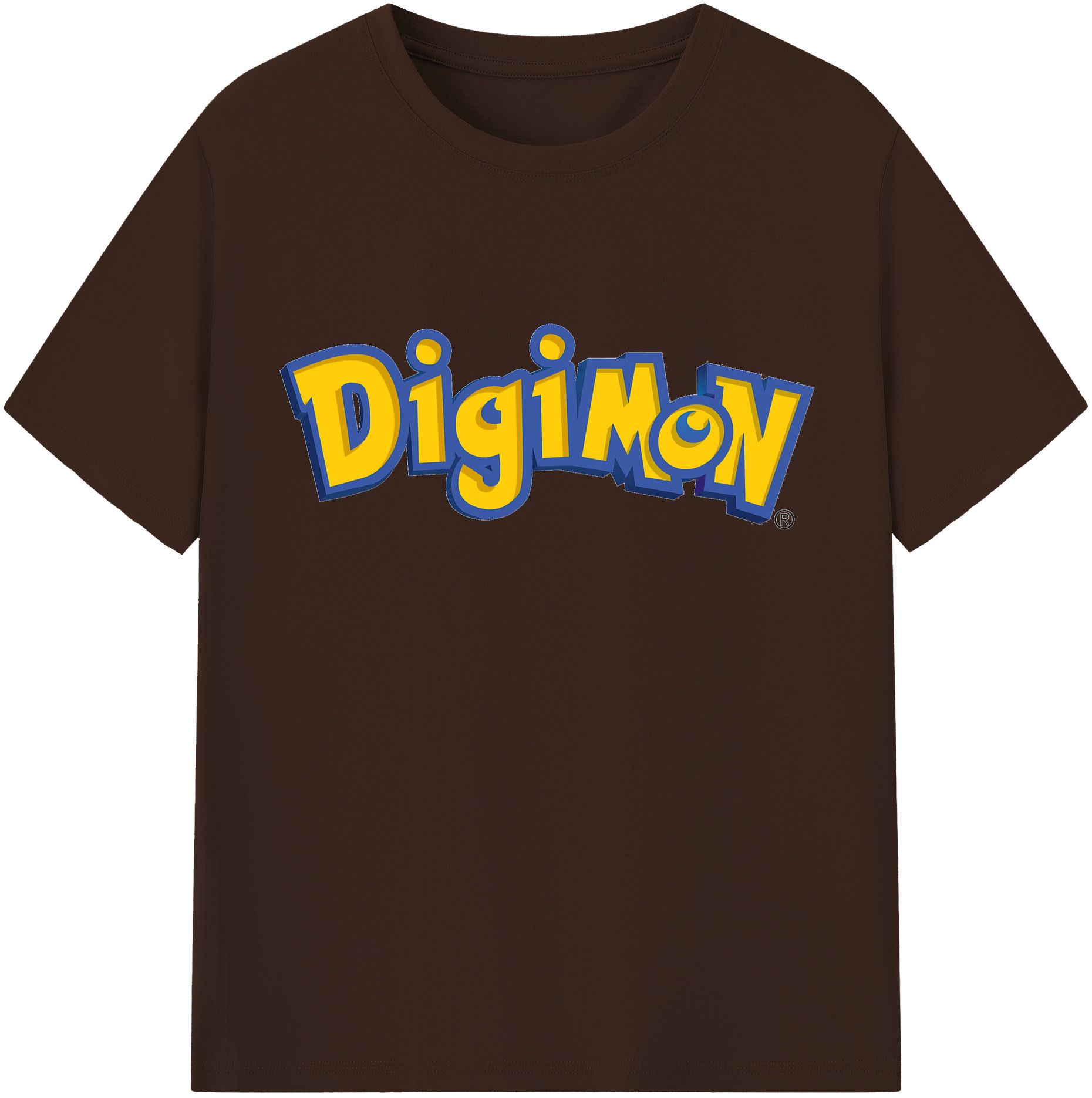 （画像用） Digimon デジタルモンスター/デジモン 綿100％半袖Tシャツ（フロントプリント）